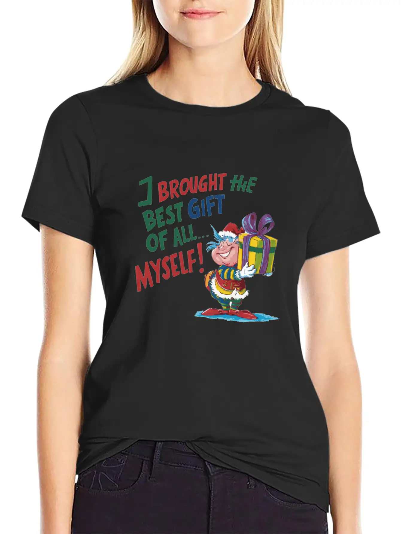 I Brought The Best Gift Of All Stylish Everyday T-Shirt – Unisex Basic Cotton Tee