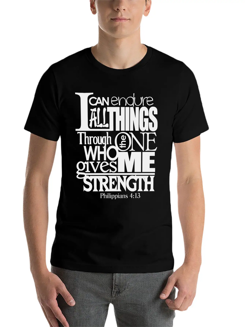 I Can Do All Things Casual Graphic T-Shirt – Simple And Comfortable Daily Wear