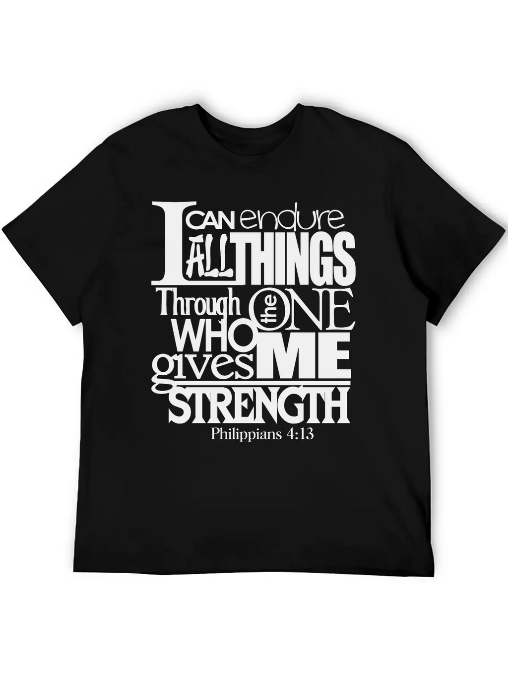 I Can Do All Things Casual Graphic T-Shirt – Simple And Comfortable Daily Wear