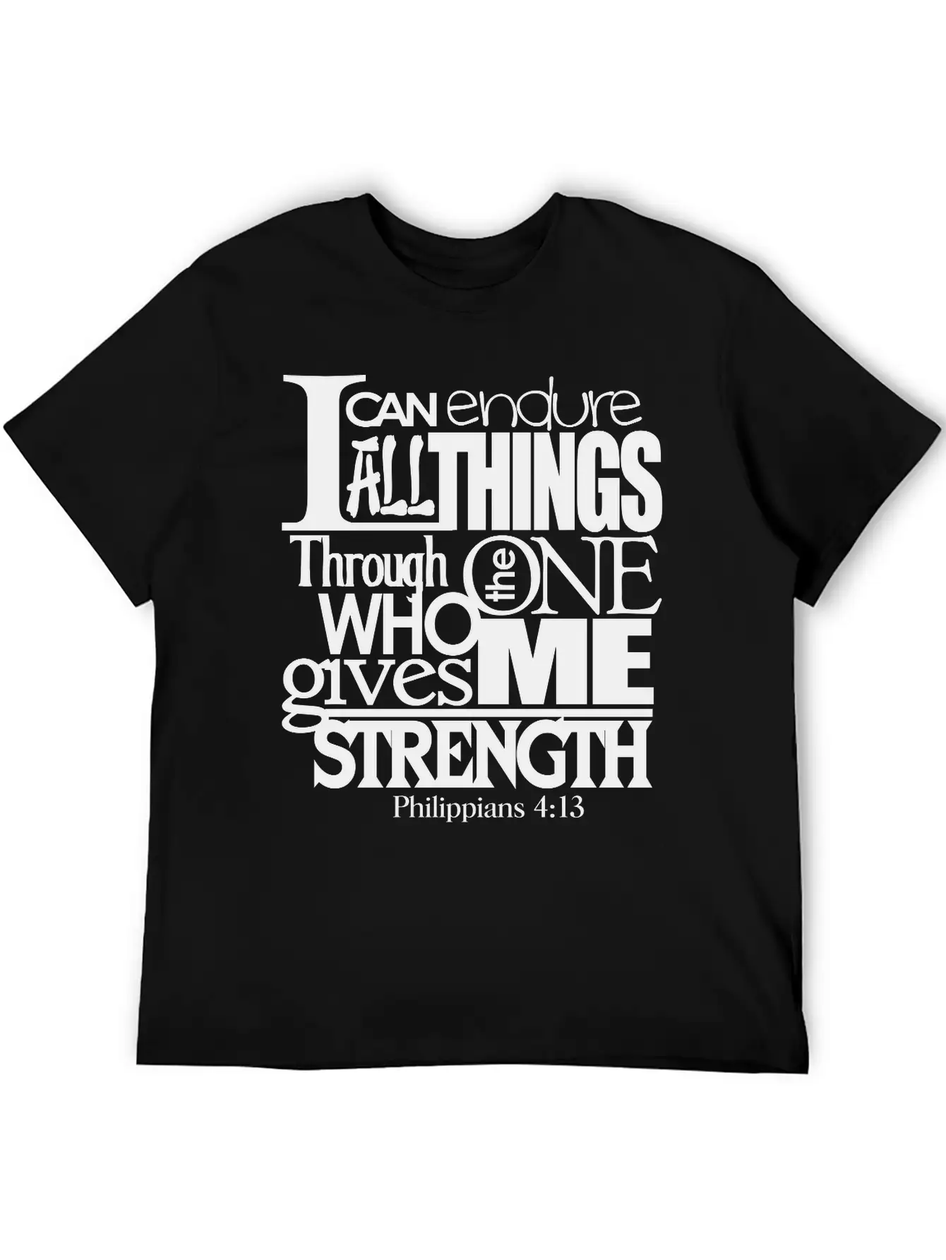 I Can Do All Things Casual Graphic T-Shirt – Simple And Comfortable Daily Wear
