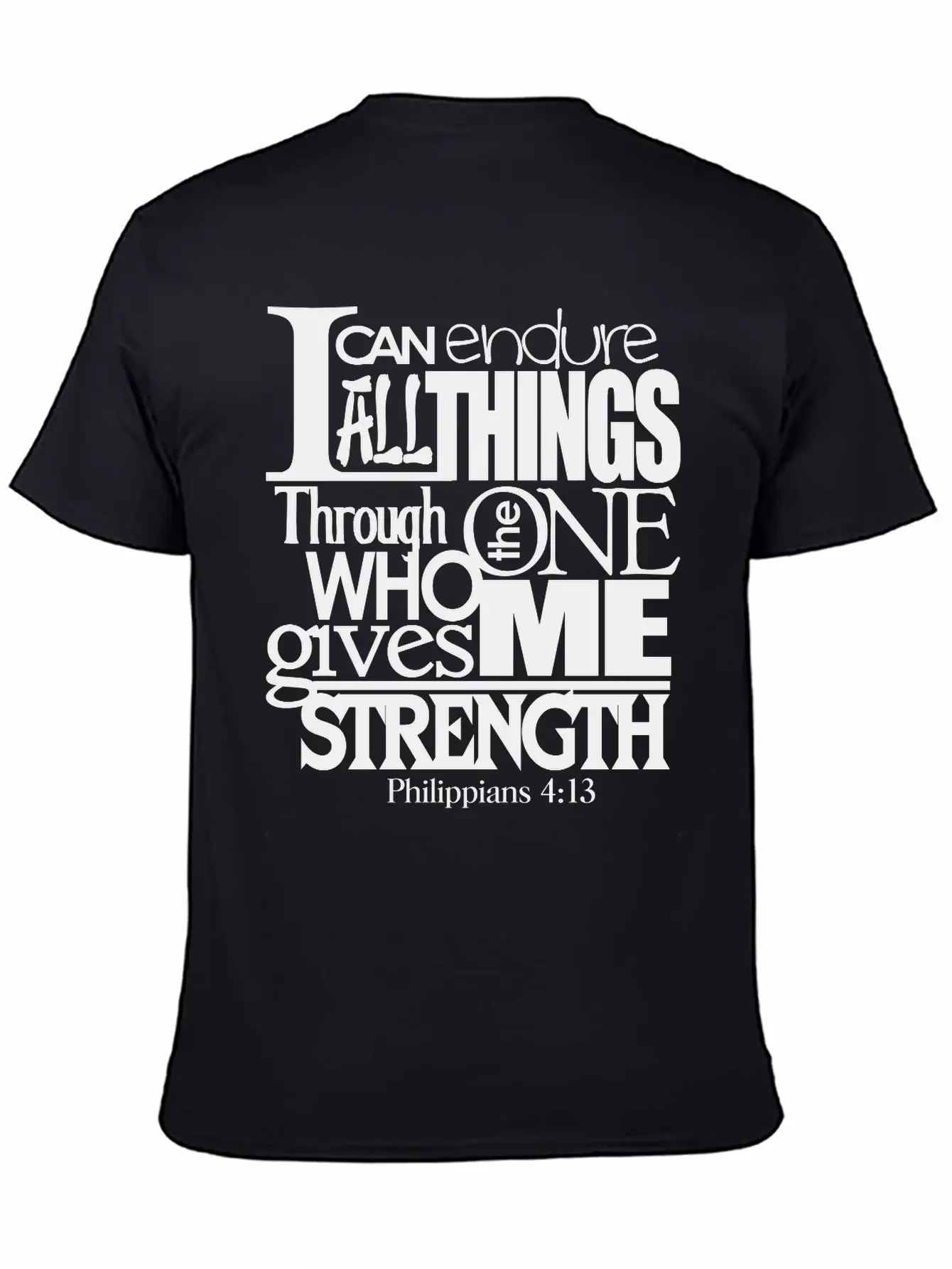 I Can Do All Things Casual Graphic T-Shirt – Simple And Comfortable Daily Wear