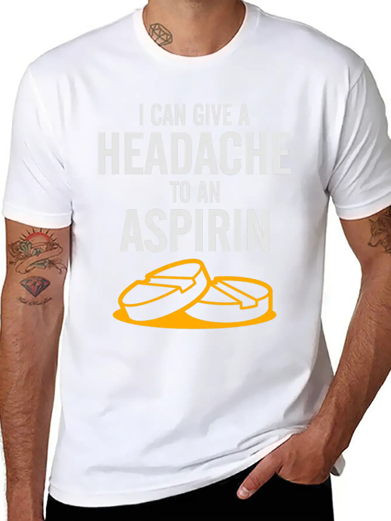 I Can Give A Headache To An Aspirin. Unisex Casual T-Shirt – Clean Design For Daily Comfort