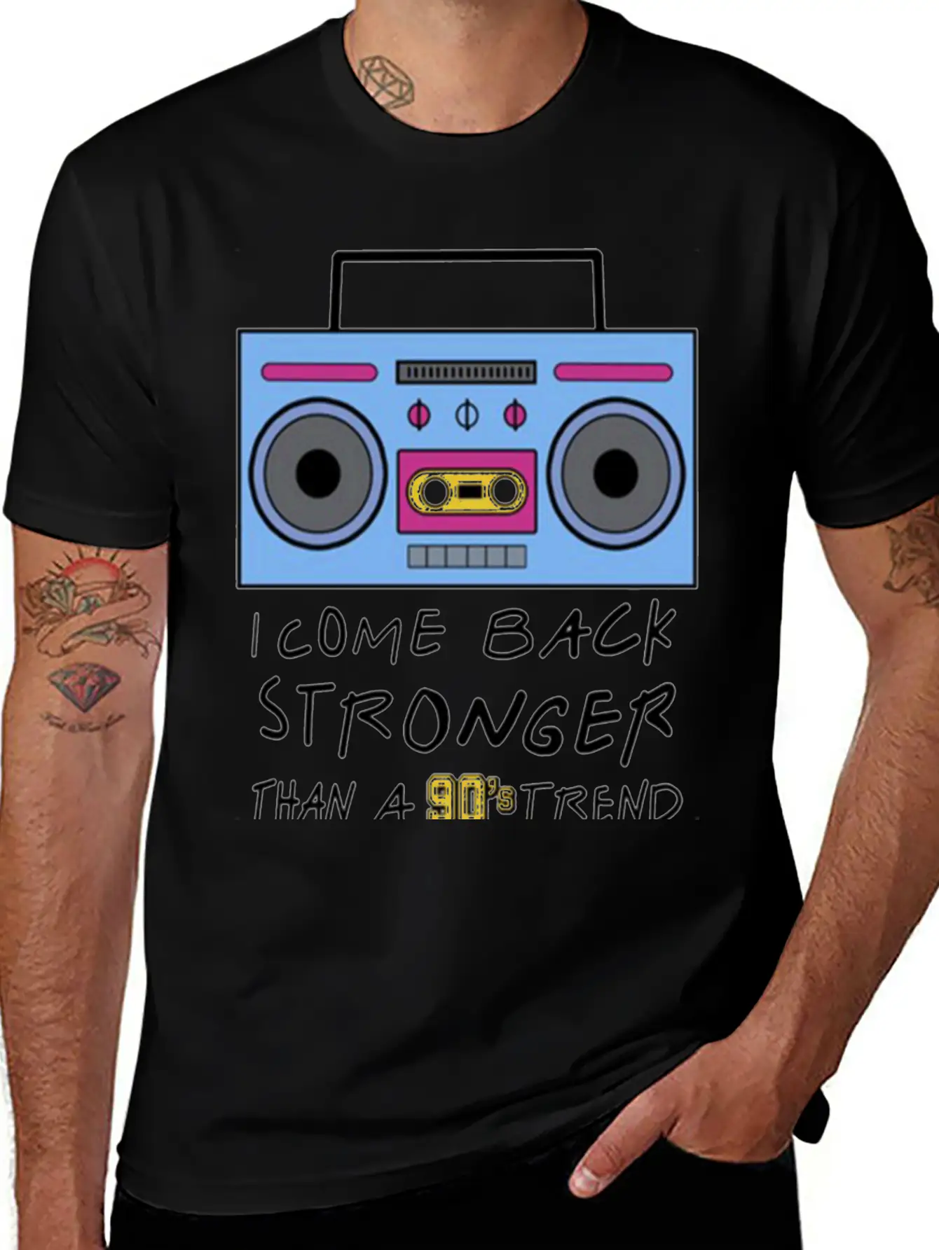 I Come Back Stronger Breathable Soft Cotton T-Shirt – Timeless Casual Look
