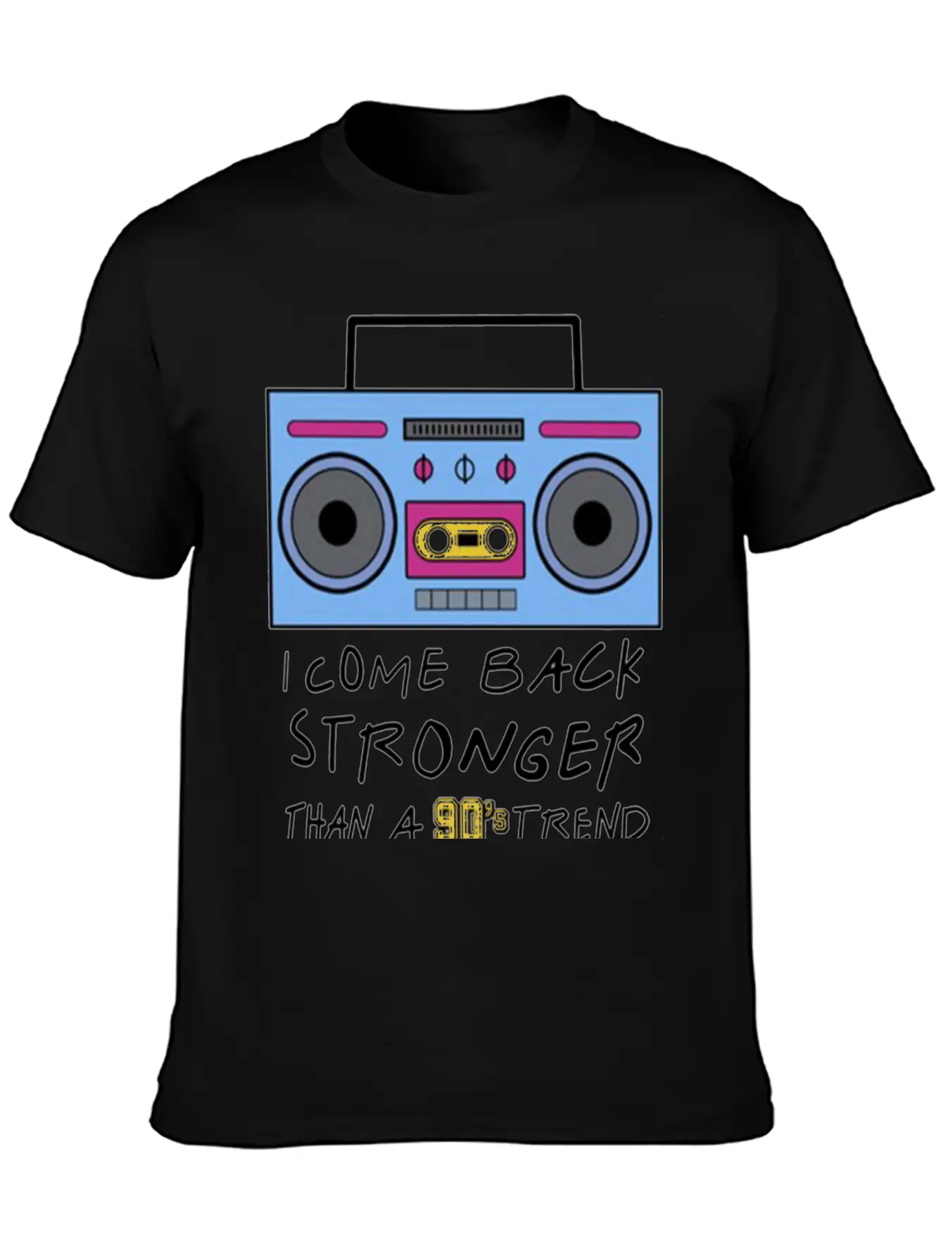 I Come Back Stronger Breathable Soft Cotton T-Shirt – Timeless Casual Look