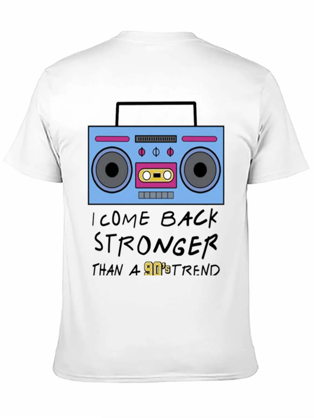 I Come Back Stronger Breathable Soft Cotton T-Shirt – Timeless Casual Look