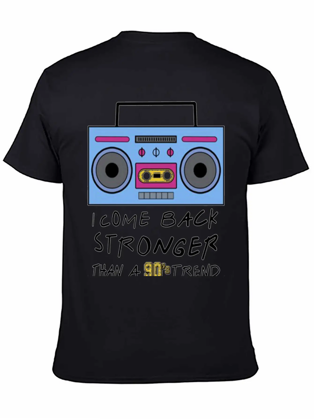 I Come Back Stronger Breathable Soft Cotton T-Shirt – Timeless Casual Look