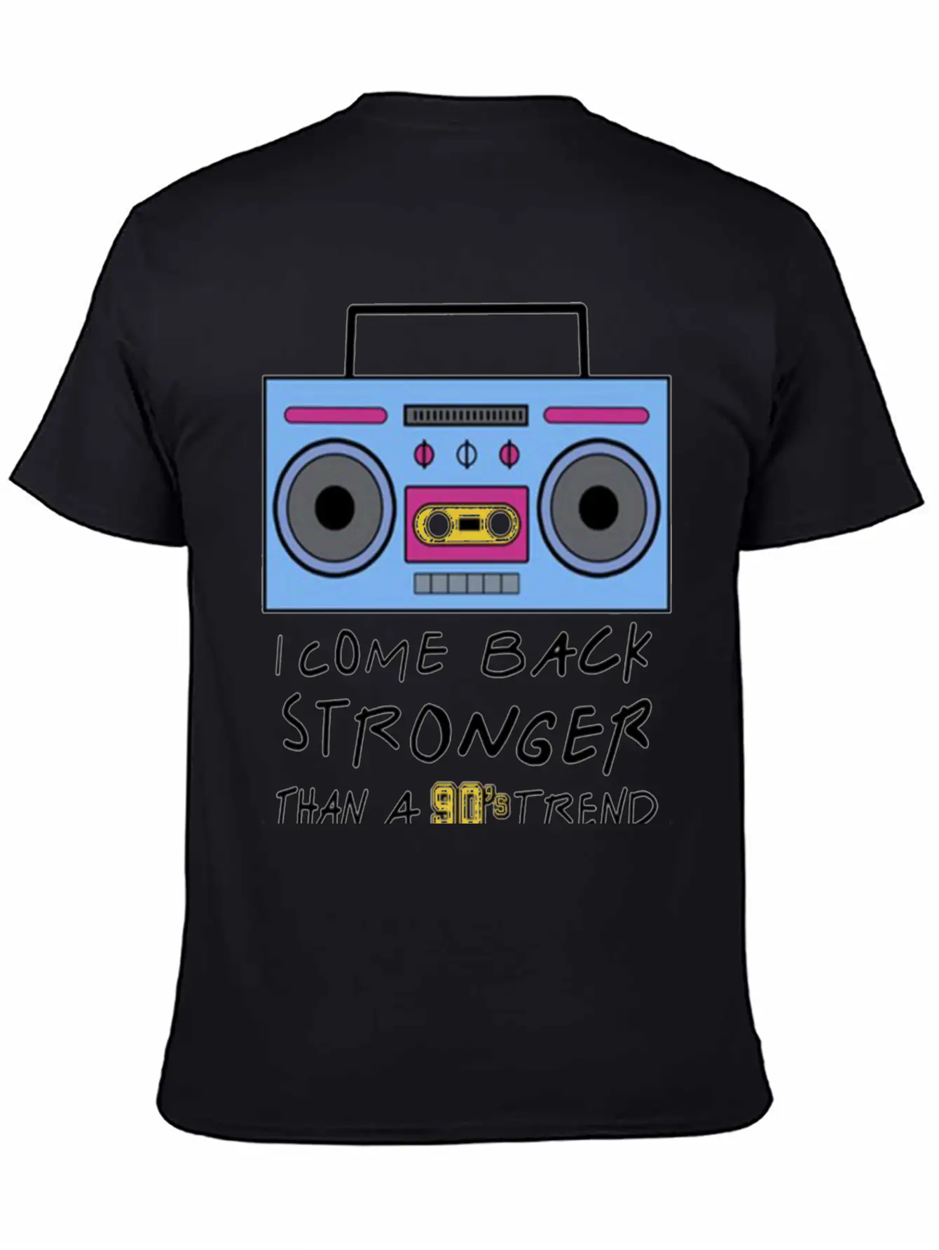 I Come Back Stronger Breathable Soft Cotton T-Shirt – Timeless Casual Look
