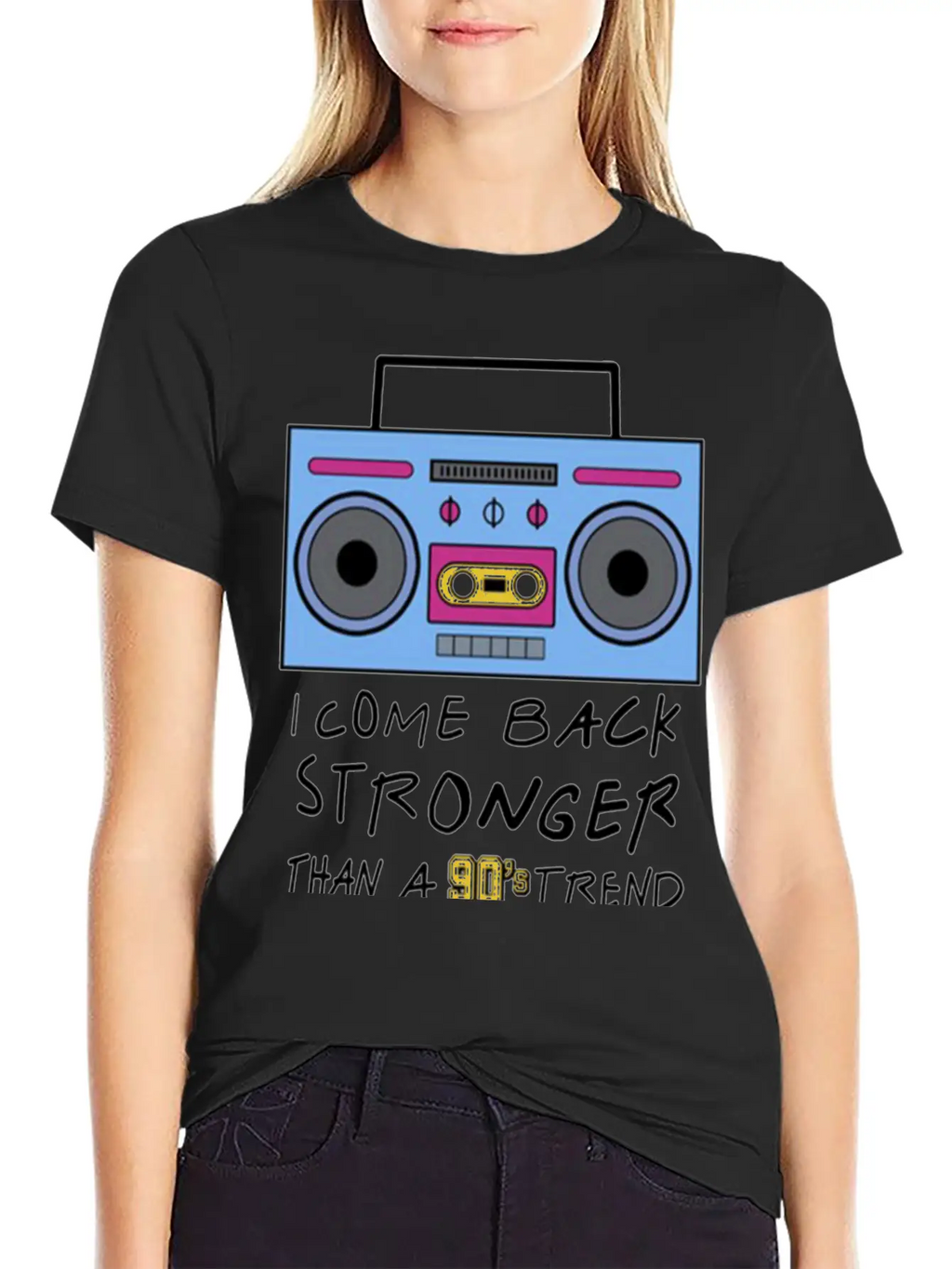 I Come Back Stronger Breathable Soft Cotton T-Shirt – Timeless Casual Look