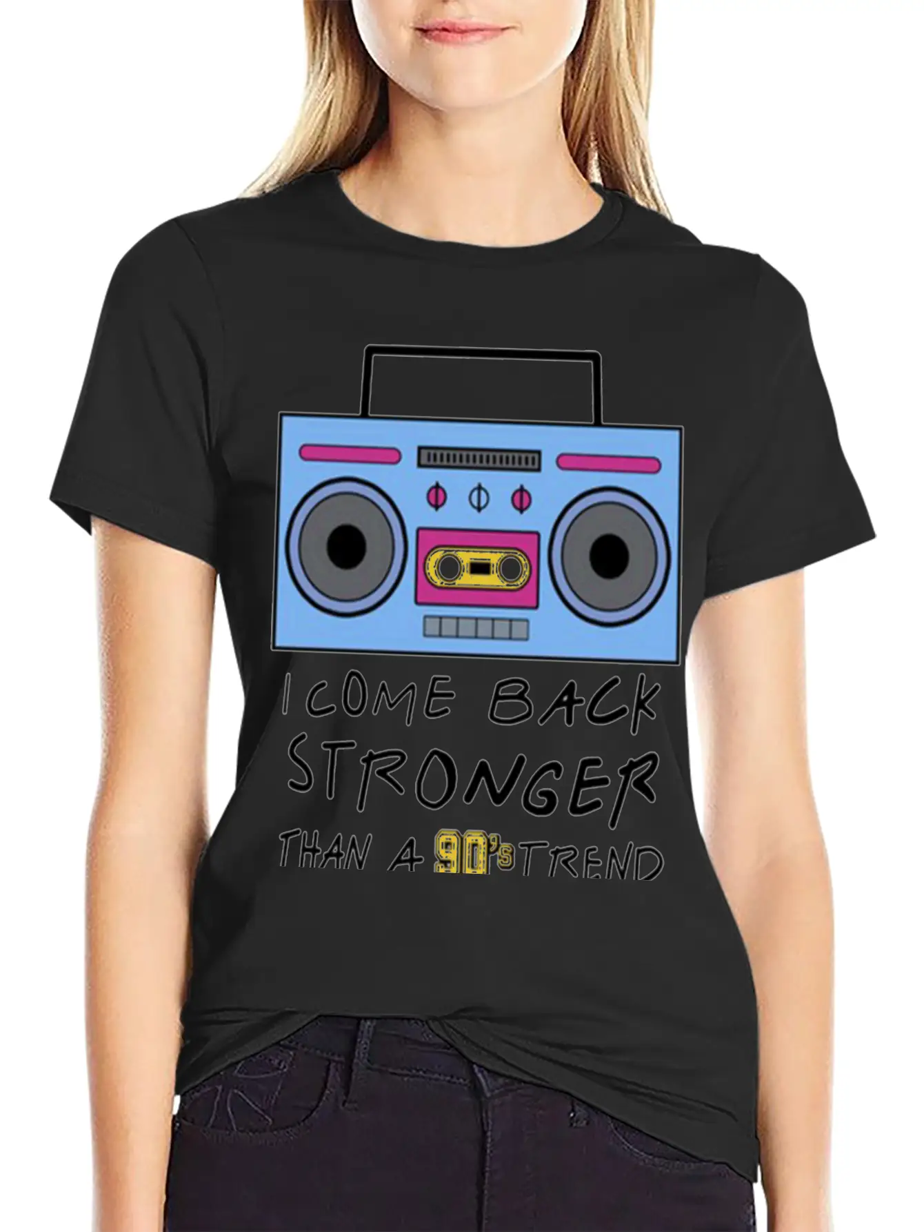 I Come Back Stronger Breathable Soft Cotton T-Shirt – Timeless Casual Look