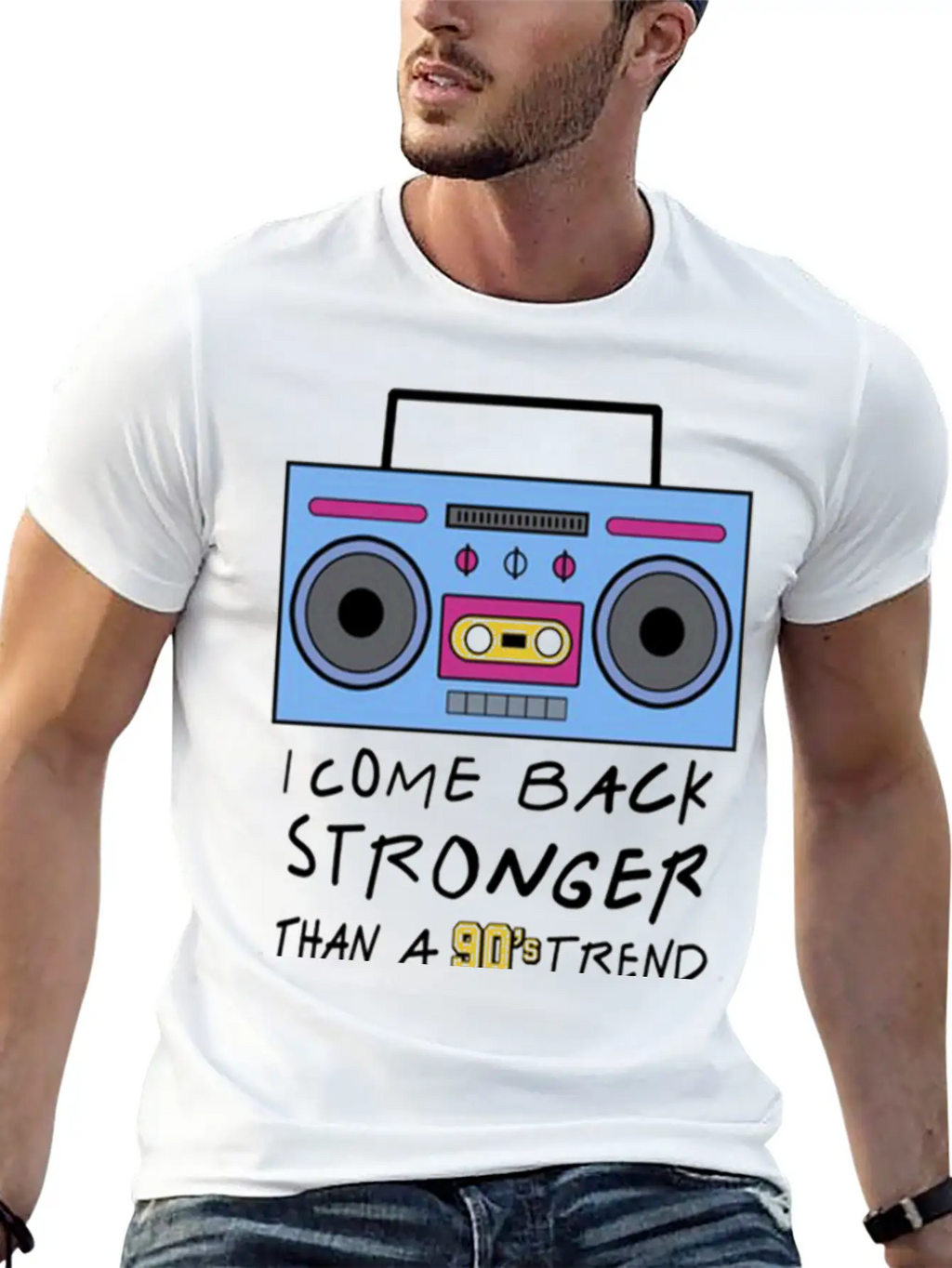 I Come Back Stronger Breathable Soft Cotton T-Shirt – Timeless Casual Look