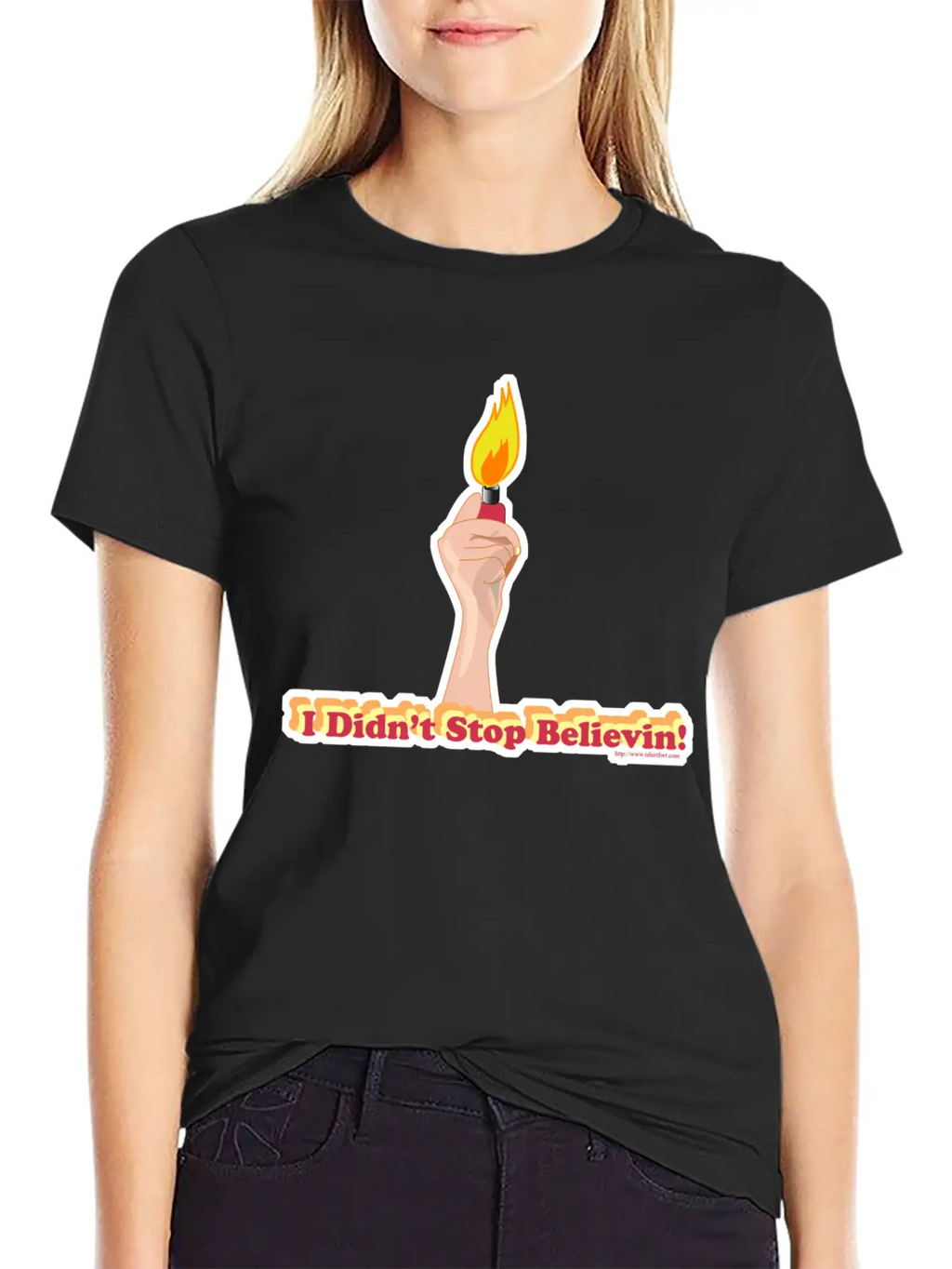 I Didn't Stop Believin Classic Fit Graphic Tee For Daily Comfort – Unisex Cotton Shirt