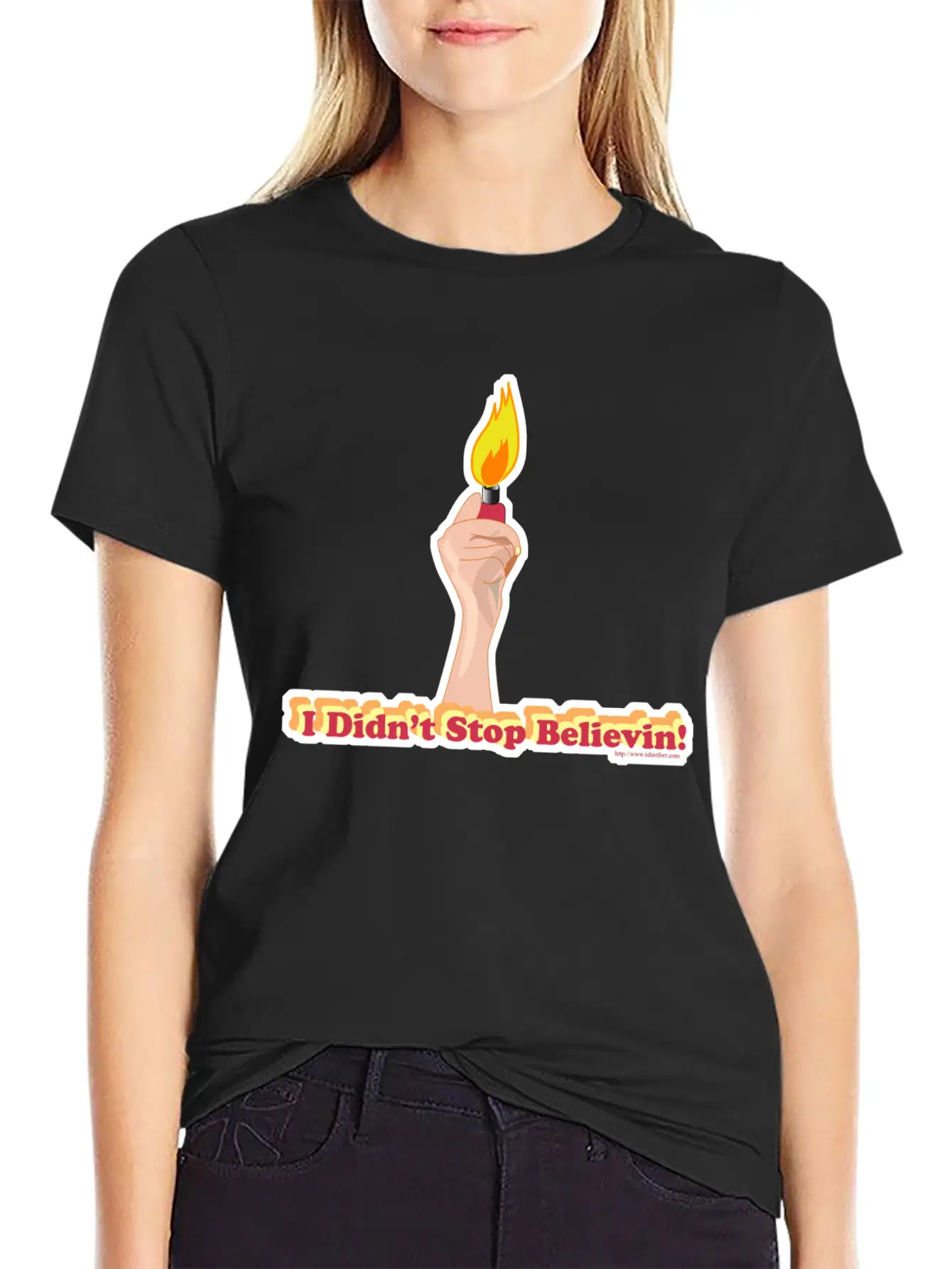 I Didn't Stop Believin Classic Fit Graphic Tee For Daily Comfort – Unisex Cotton Shirt