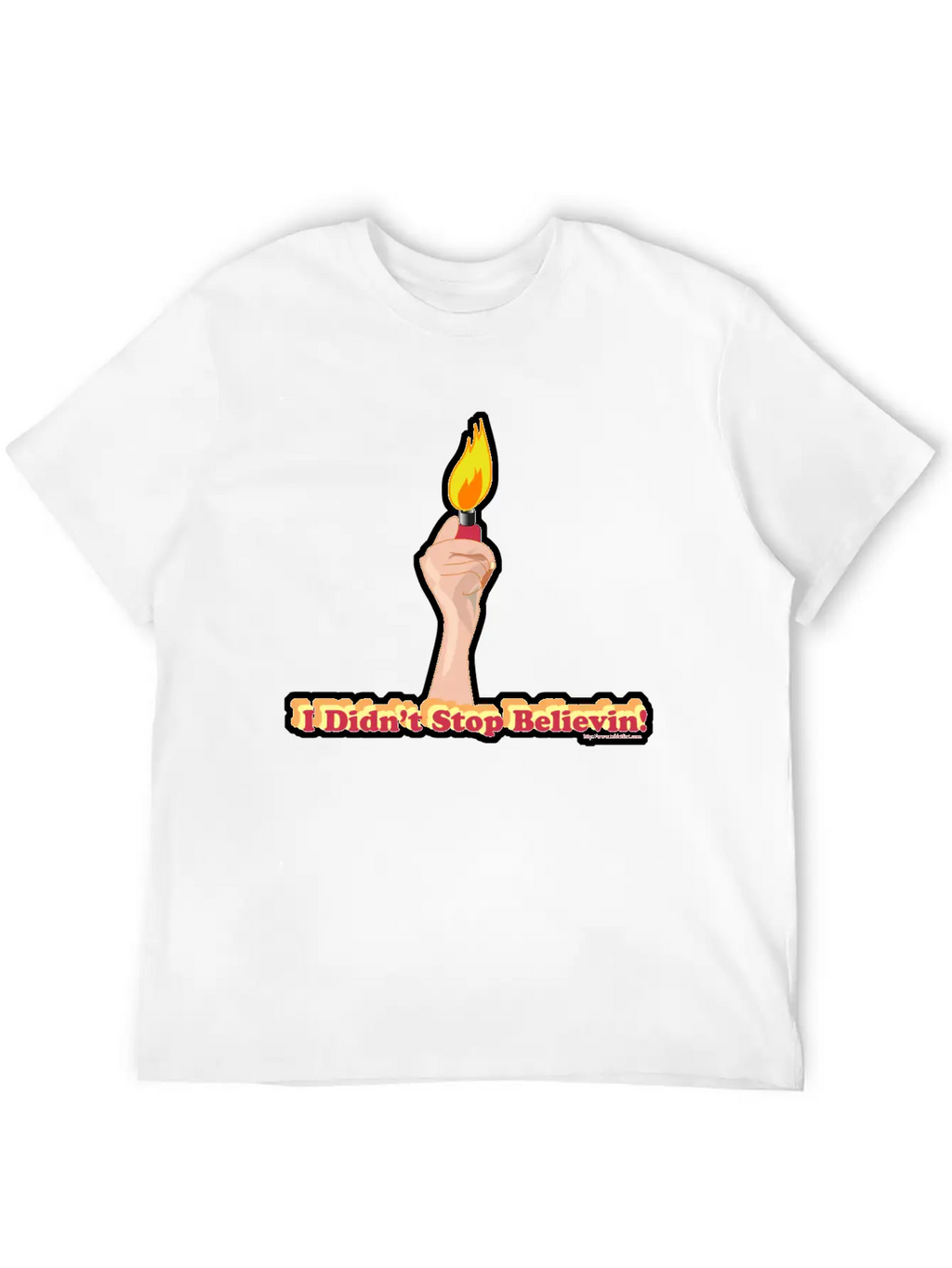 I Didn't Stop Believin Classic Fit Graphic Tee For Daily Comfort – Unisex Cotton Shirt