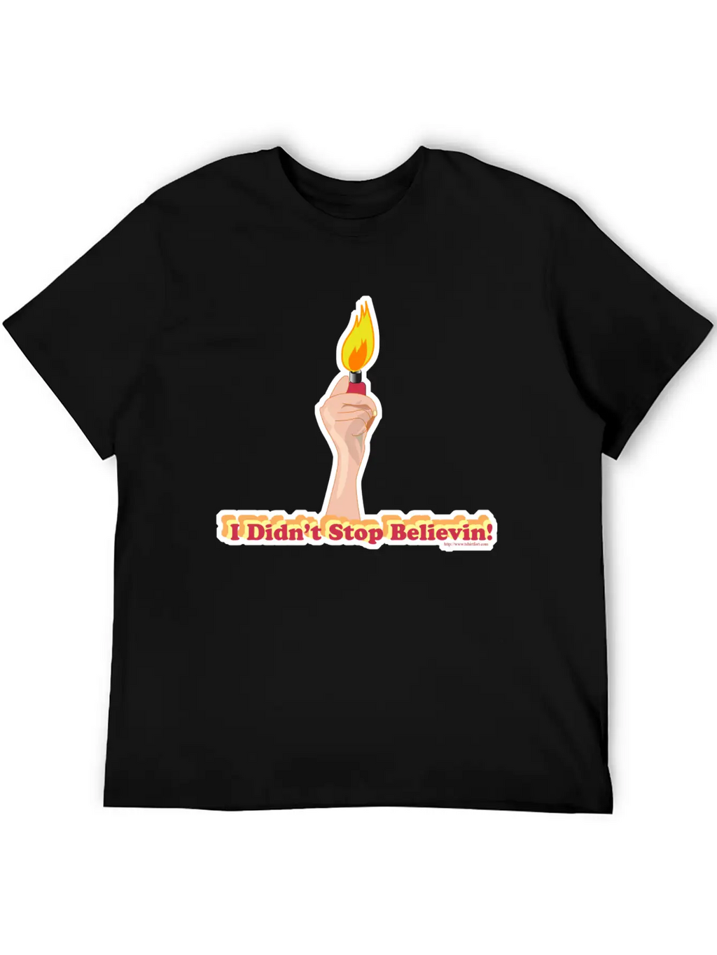 I Didn't Stop Believin Classic Fit Graphic Tee For Daily Comfort – Unisex Cotton Shirt