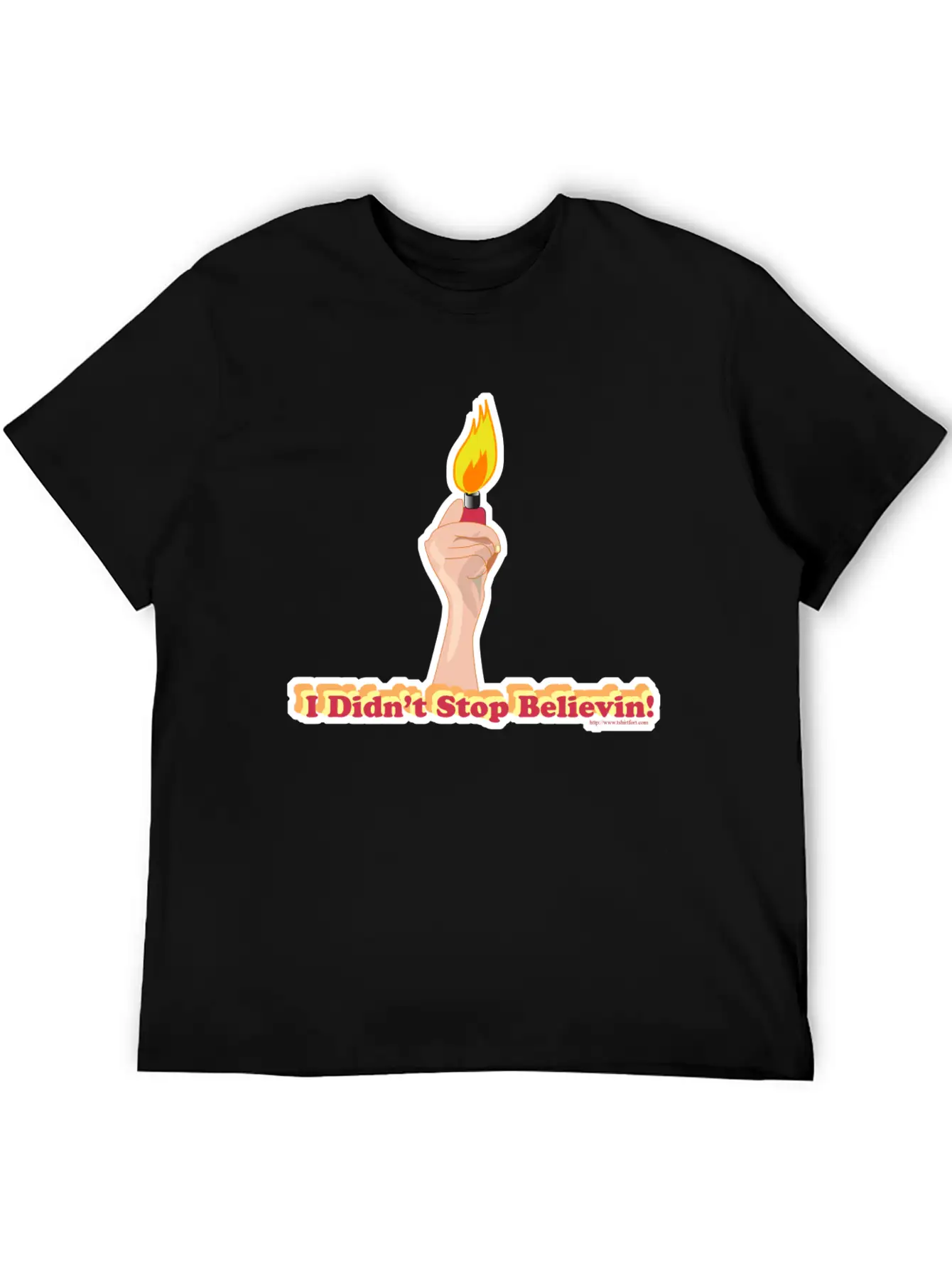 I Didn't Stop Believin Classic Fit Graphic Tee For Daily Comfort – Unisex Cotton Shirt