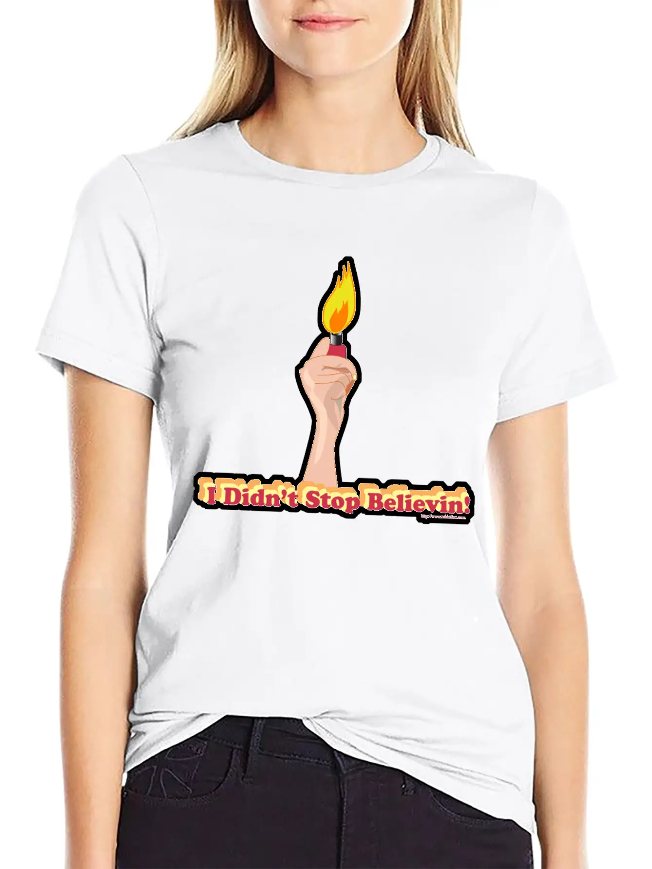 I Didn't Stop Believin Classic Fit Graphic Tee For Daily Comfort – Unisex Cotton Shirt