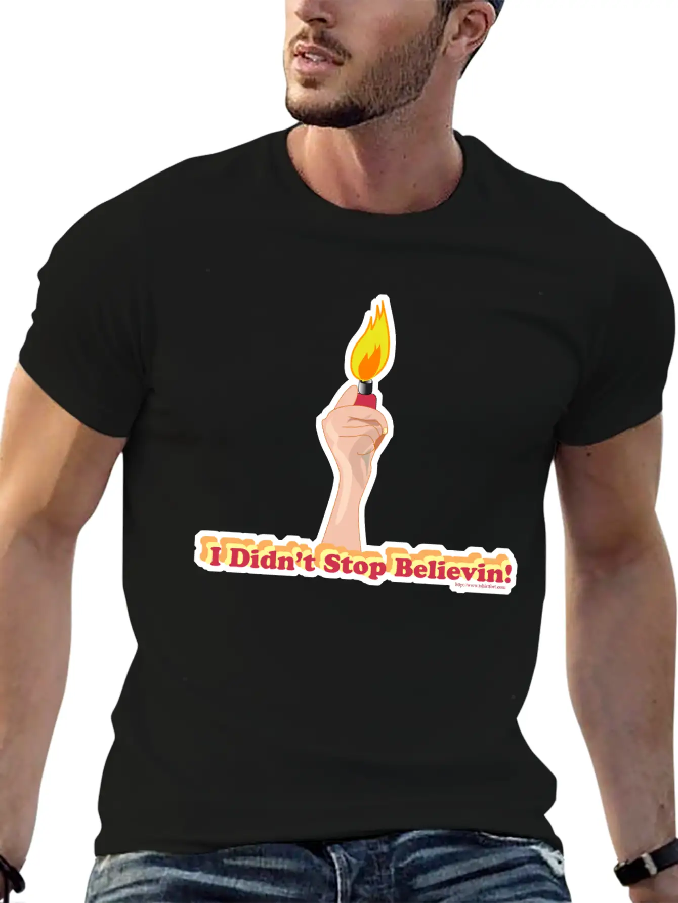 I Didn't Stop Believin Classic Fit Graphic Tee For Daily Comfort – Unisex Cotton Shirt
