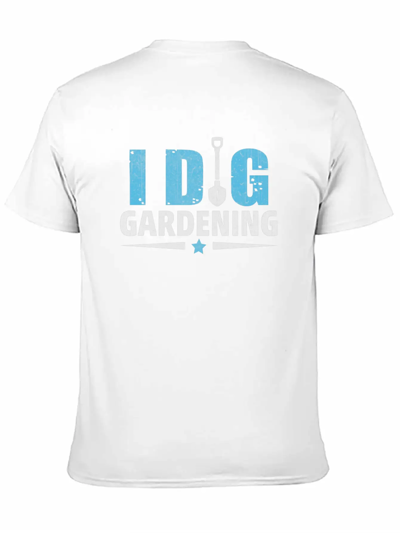 I Dig Gardening Novelty Shovel And Garden Gift Stylish Everyday T-Shirt – Unisex Basic Cotton Tee