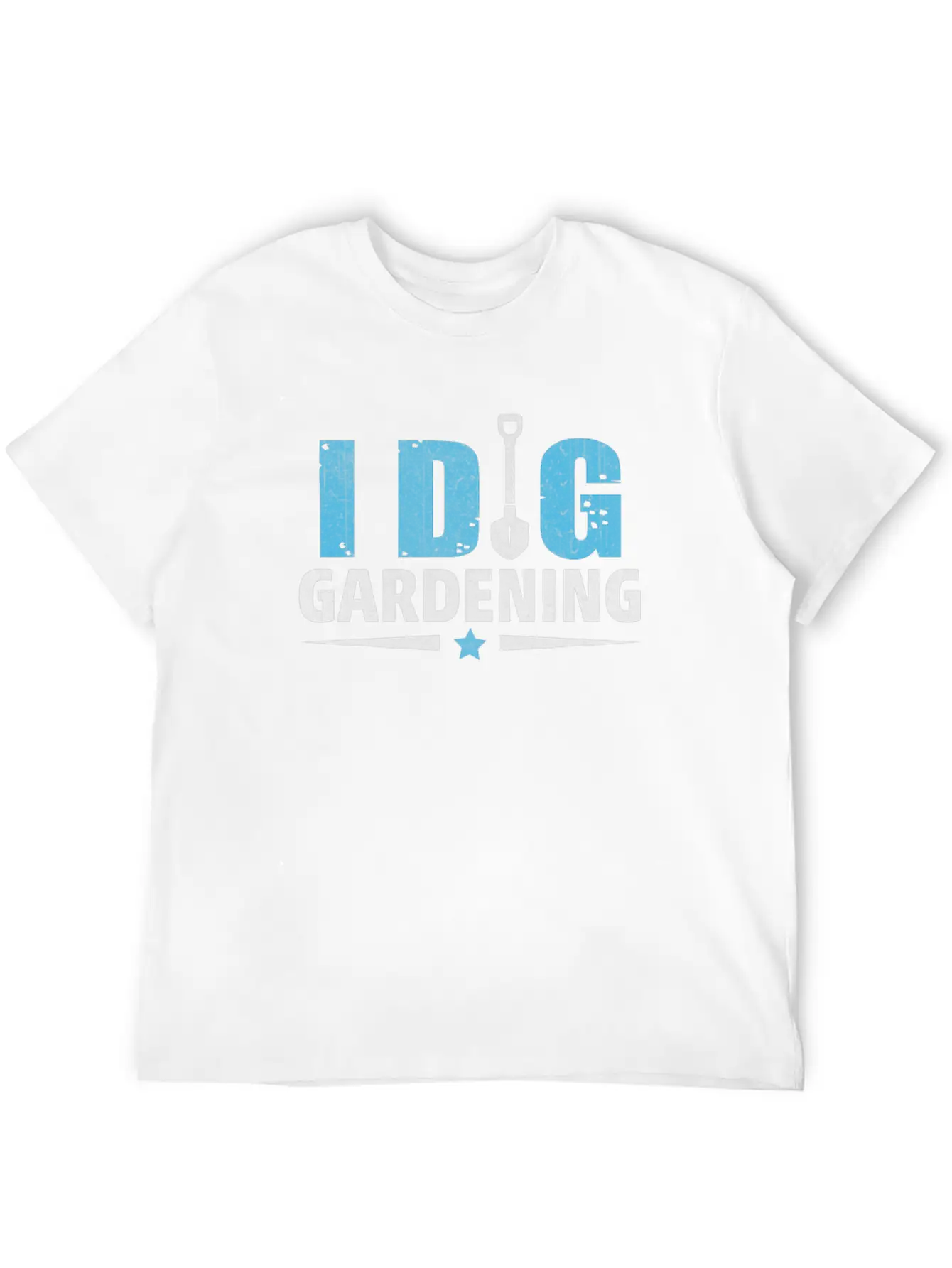 I Dig Gardening Novelty Shovel And Garden Gift Stylish Everyday T-Shirt – Unisex Basic Cotton Tee