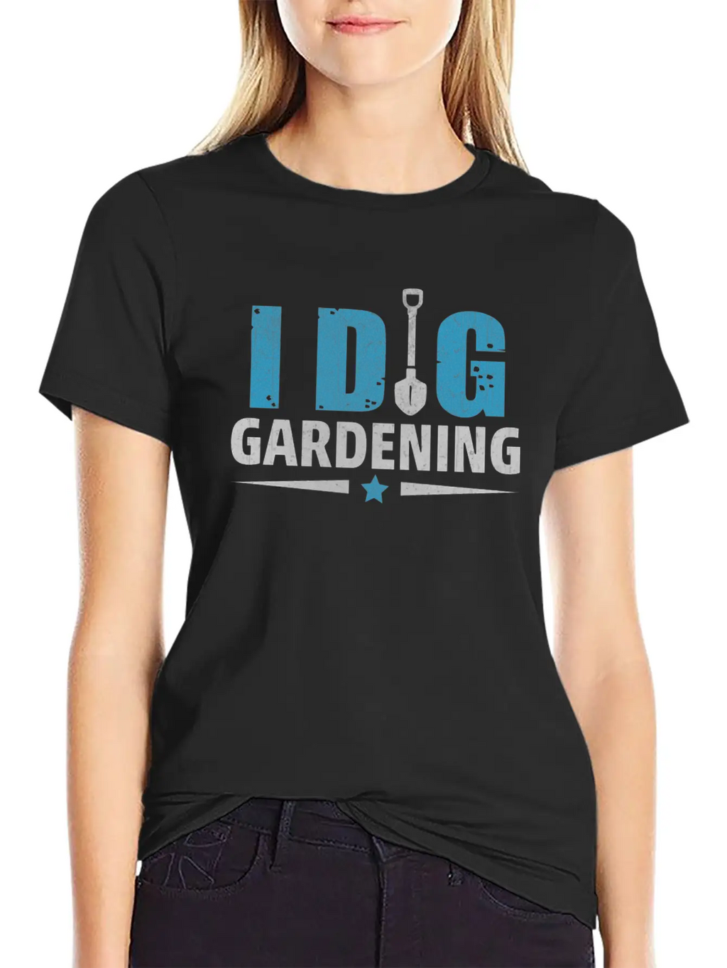 I Dig Gardening Novelty Shovel And Garden Gift Stylish Everyday T-Shirt – Unisex Basic Cotton Tee
