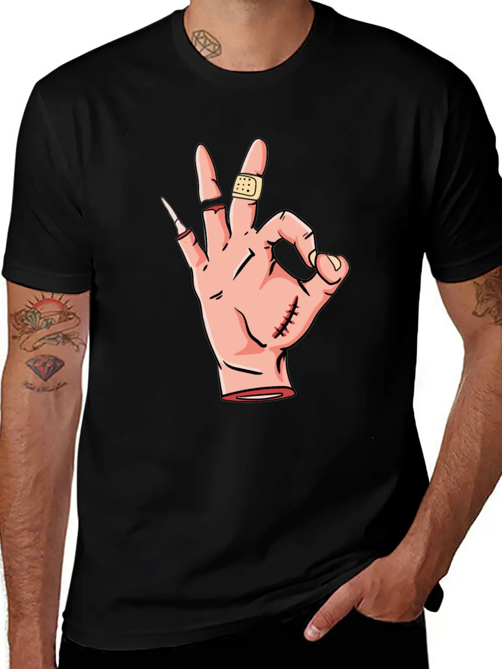 I Do All My Own Stunts - Funny Get Well Soon - Breathable Soft Cotton T-Shirt – Timeless Casual Look