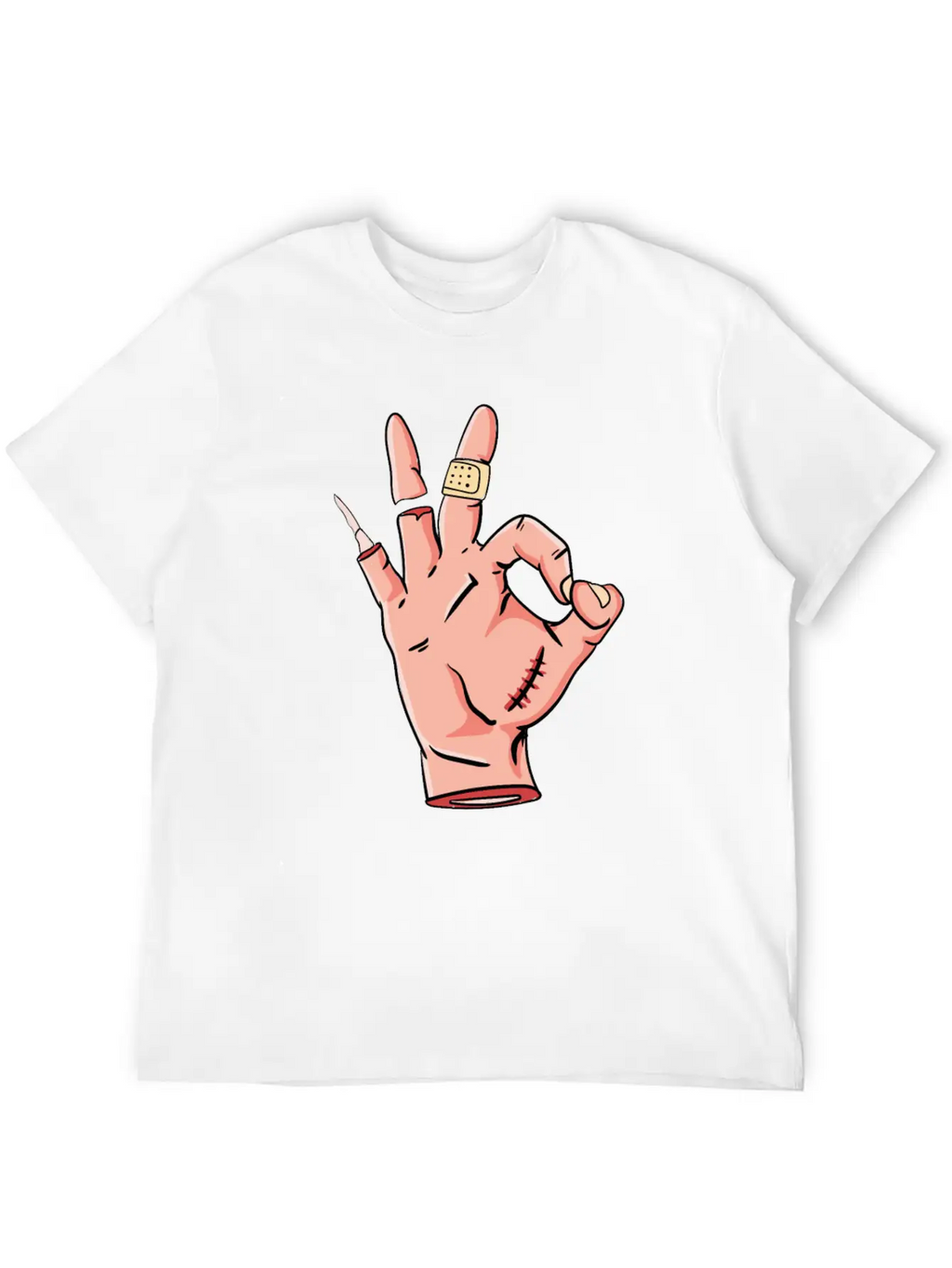 I Do All My Own Stunts - Funny Get Well Soon - Breathable Soft Cotton T-Shirt – Timeless Casual Look