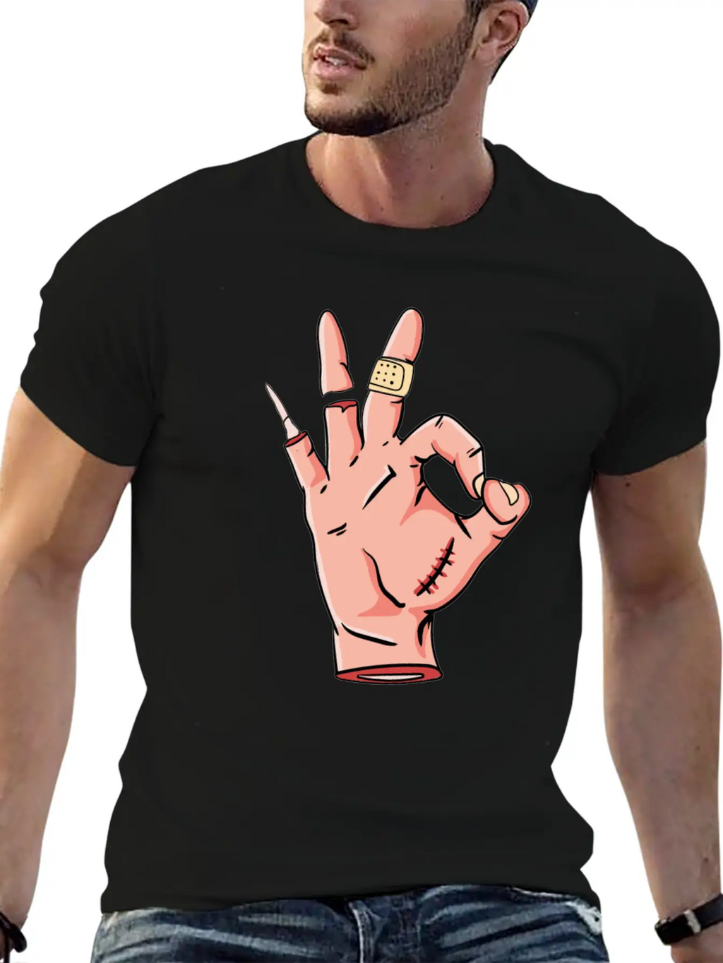 I Do All My Own Stunts - Funny Get Well Soon - Breathable Soft Cotton T-Shirt – Timeless Casual Look