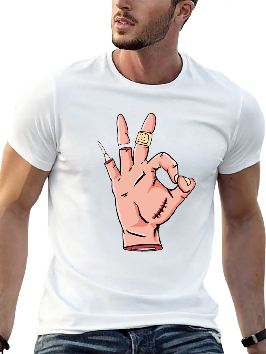 I Do All My Own Stunts - Funny Get Well Soon - Breathable Soft Cotton T-Shirt – Timeless Casual Look