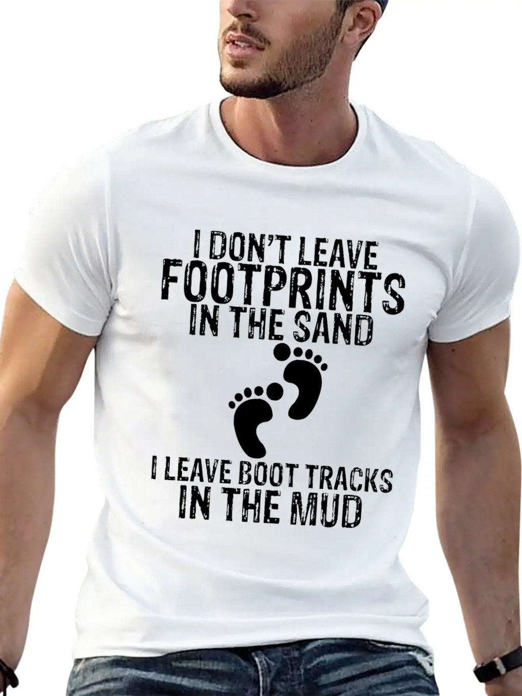 I Don't Leave Footprints In The Sand 2 Unisex Casual T-Shirt – Clean Design For Daily Comfort