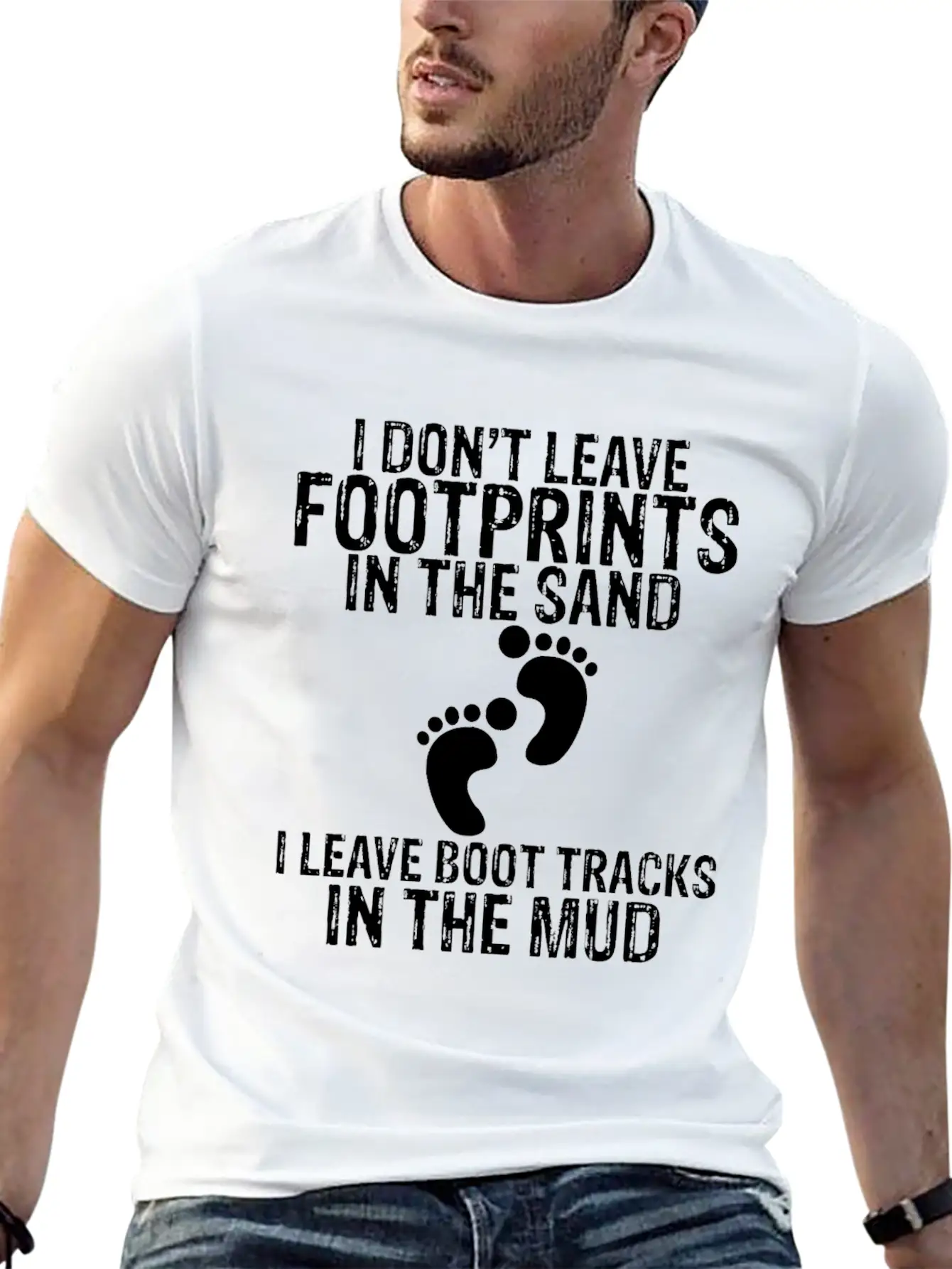 I Don't Leave Footprints In The Sand 2 Unisex Casual T-Shirt – Clean Design For Daily Comfort