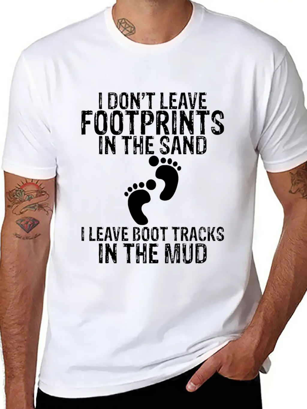I Don't Leave Footprints In The Sand 2 Unisex Casual T-Shirt – Clean Design For Daily Comfort