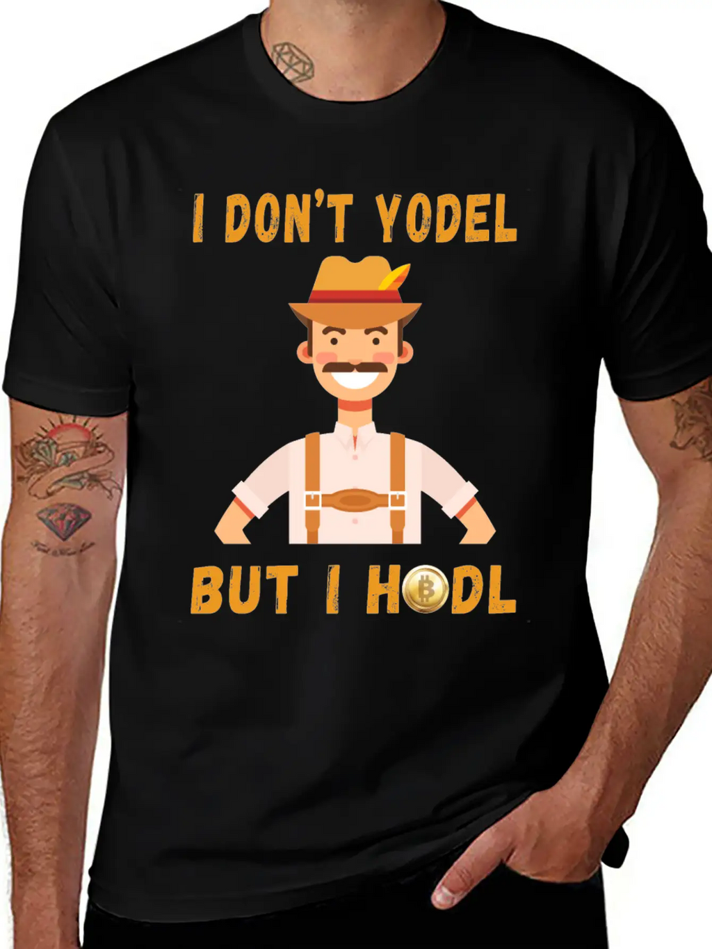 I Don't Yodel But I HODL! Classic Fit Graphic Tee For Daily Comfort – Unisex Cotton Shirt