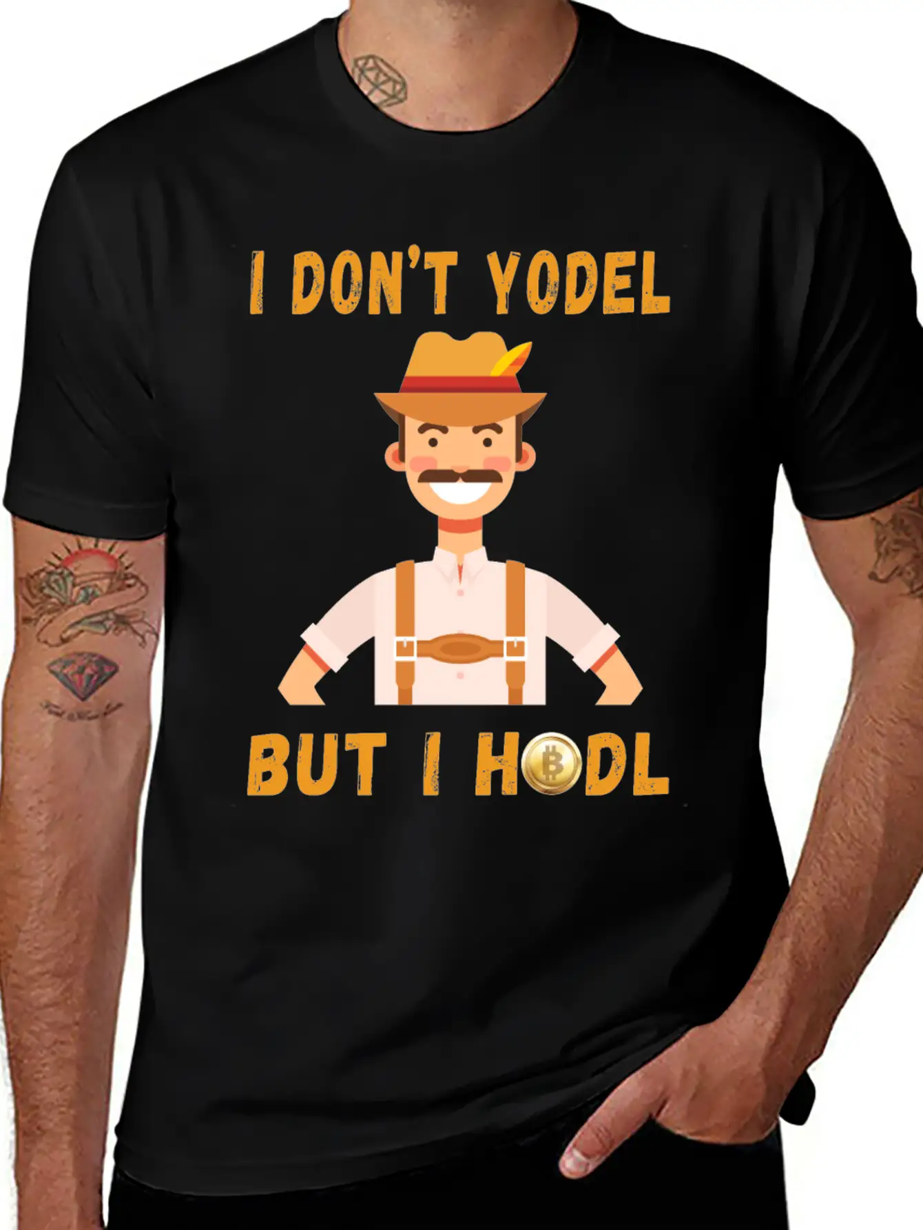 I Don't Yodel But I HODL! Classic Fit Graphic Tee For Daily Comfort – Unisex Cotton Shirt