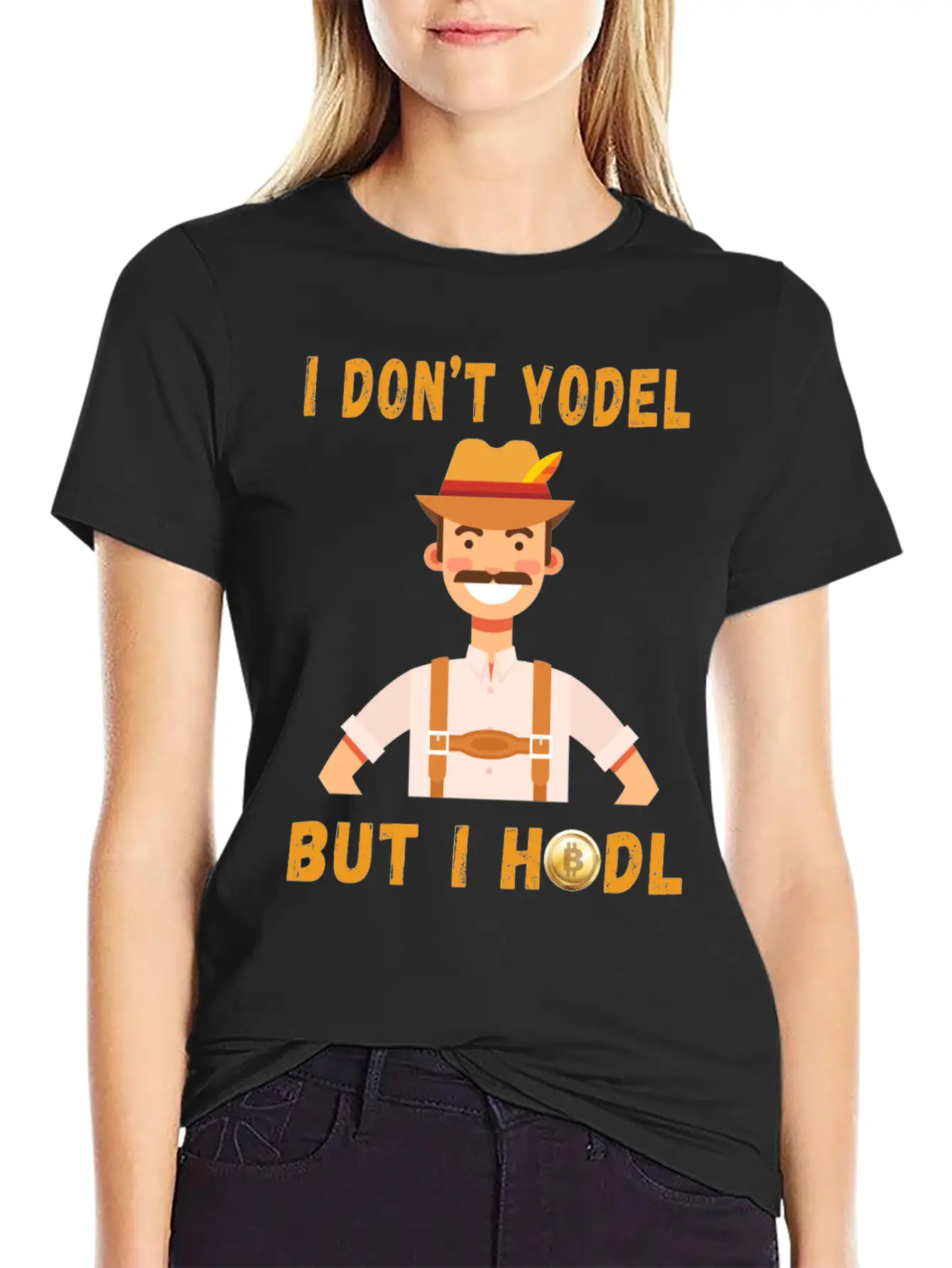 I Don't Yodel But I HODL! Classic Fit Graphic Tee For Daily Comfort – Unisex Cotton Shirt