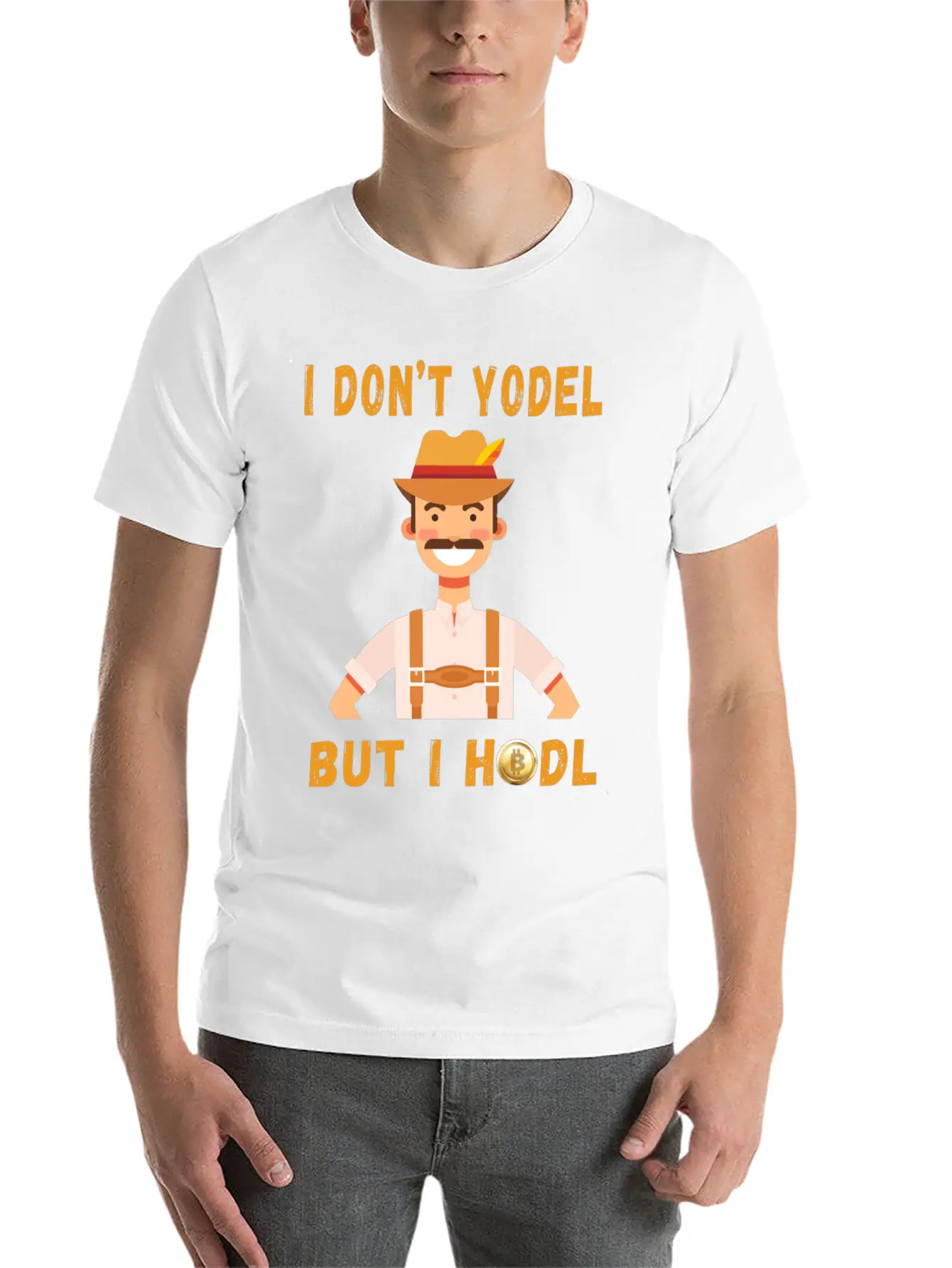 I Don't Yodel But I HODL! Classic Fit Graphic Tee For Daily Comfort – Unisex Cotton Shirt