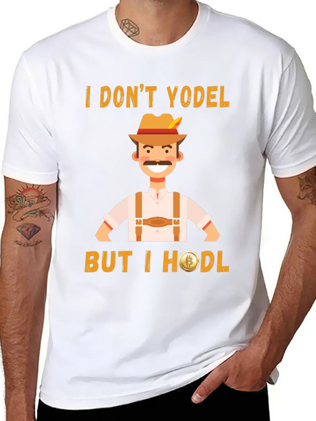 I Don't Yodel But I HODL! Classic Fit Graphic Tee For Daily Comfort – Unisex Cotton Shirt