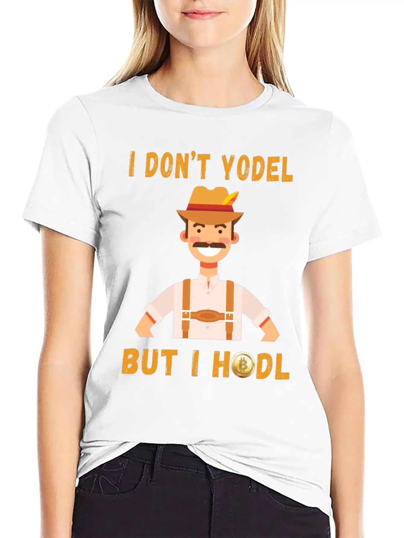 I Don't Yodel But I HODL! Classic Fit Graphic Tee For Daily Comfort – Unisex Cotton Shirt