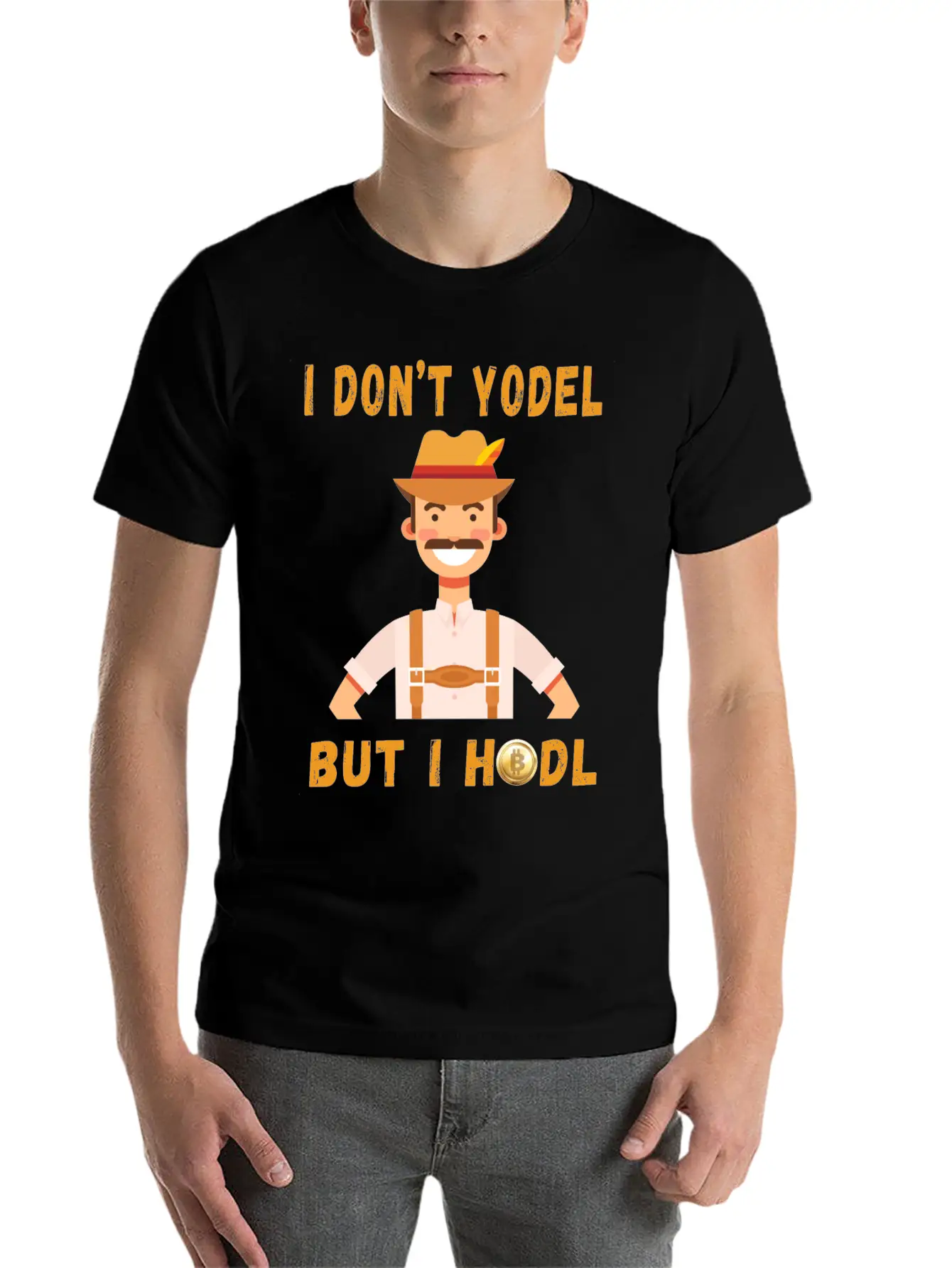 I Don't Yodel But I HODL! Classic Fit Graphic Tee For Daily Comfort – Unisex Cotton Shirt