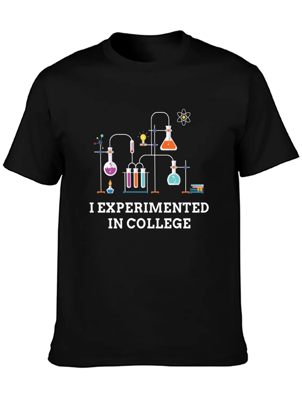 I Experimented In College Unisex Casual T-Shirt – Clean Design For Daily Comfort
