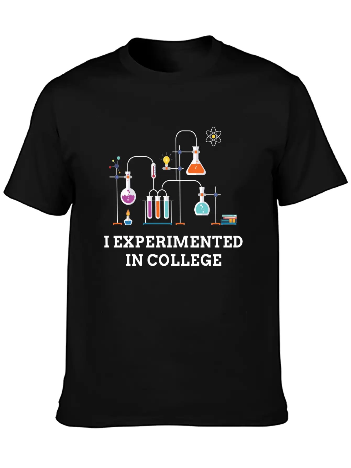 I Experimented In College Unisex Casual T-Shirt – Clean Design For Daily Comfort