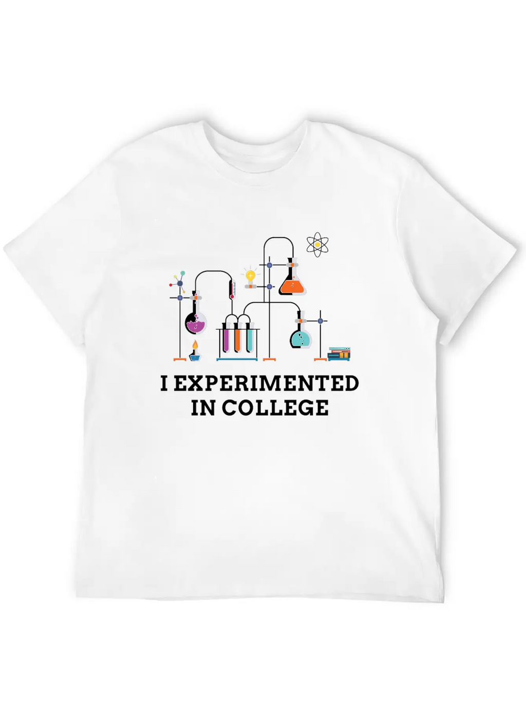 I Experimented In College Unisex Casual T-Shirt – Clean Design For Daily Comfort