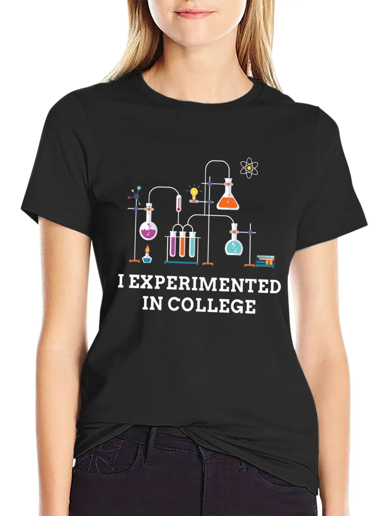 I Experimented In College Unisex Casual T-Shirt – Clean Design For Daily Comfort