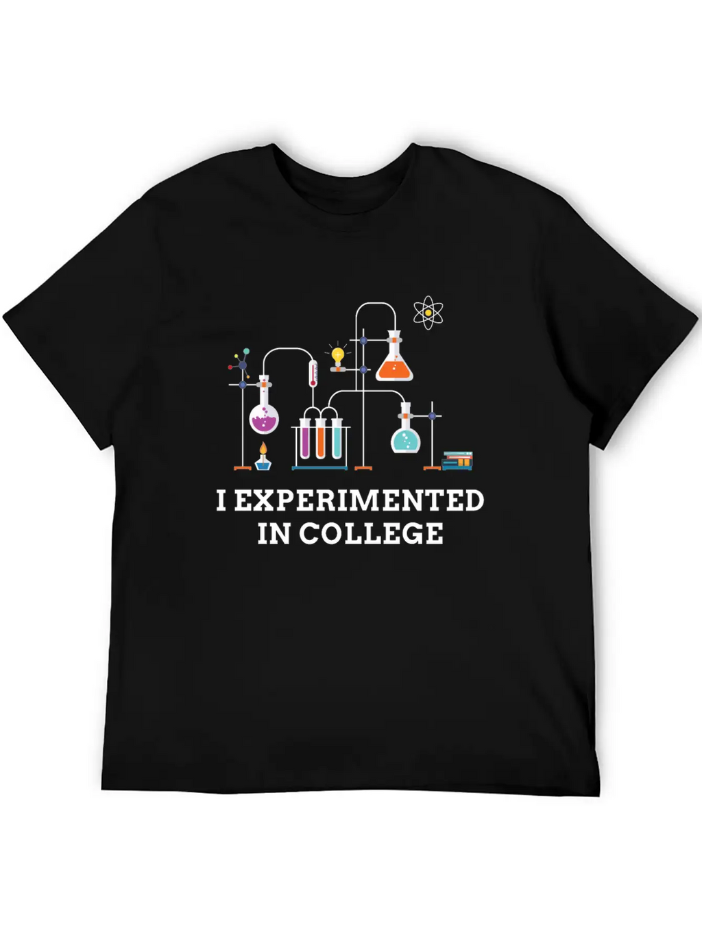 I Experimented In College Unisex Casual T-Shirt – Clean Design For Daily Comfort