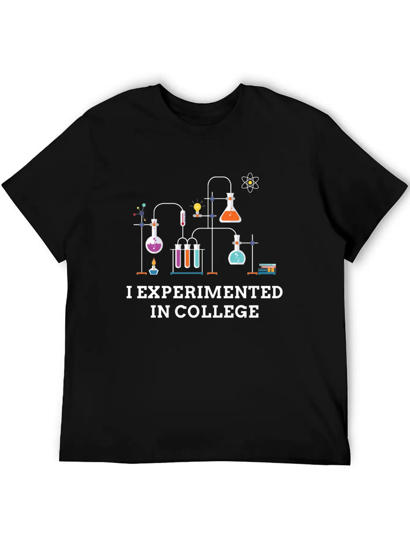 I Experimented In College Unisex Casual T-Shirt – Clean Design For Daily Comfort