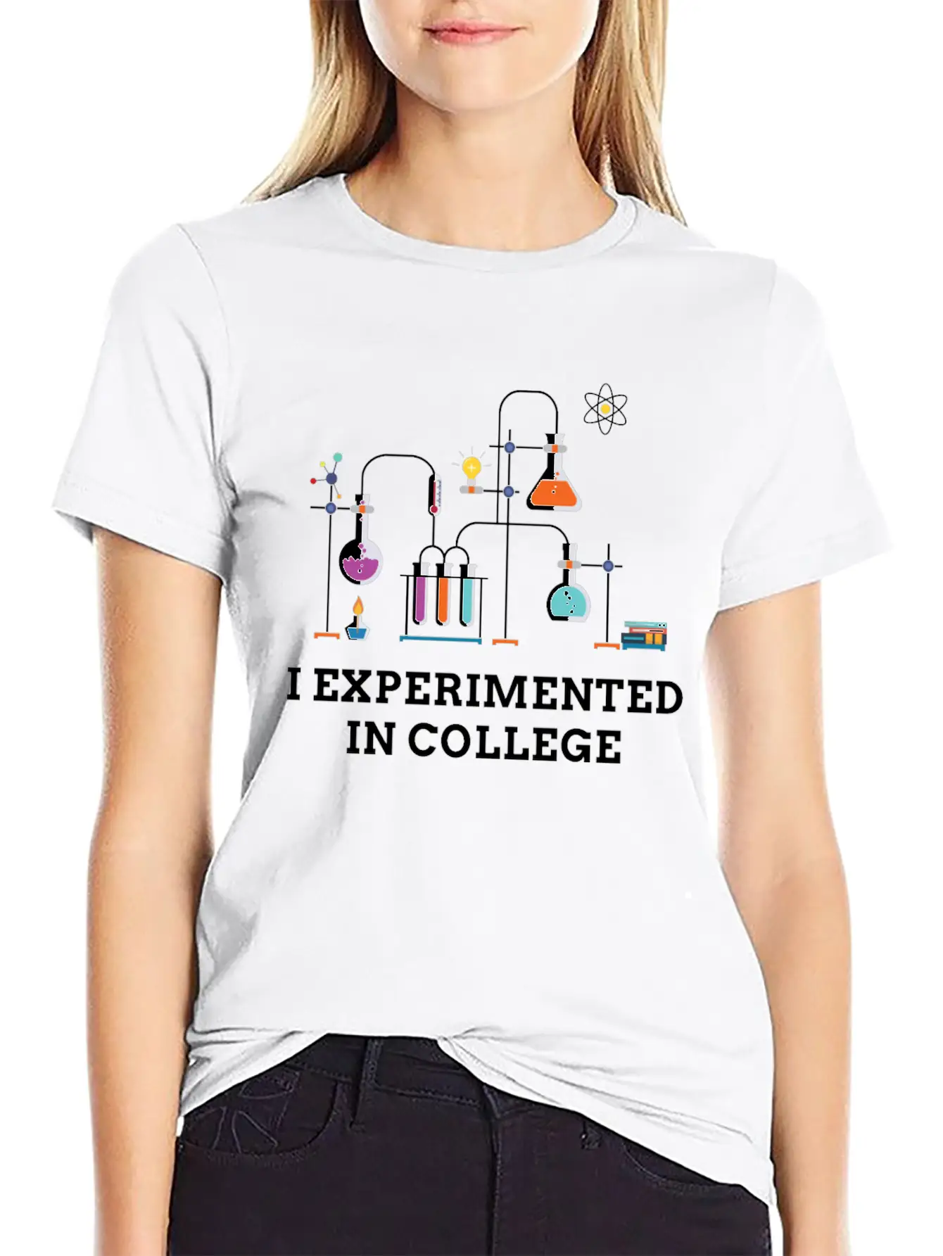 I Experimented In College Unisex Casual T-Shirt – Clean Design For Daily Comfort