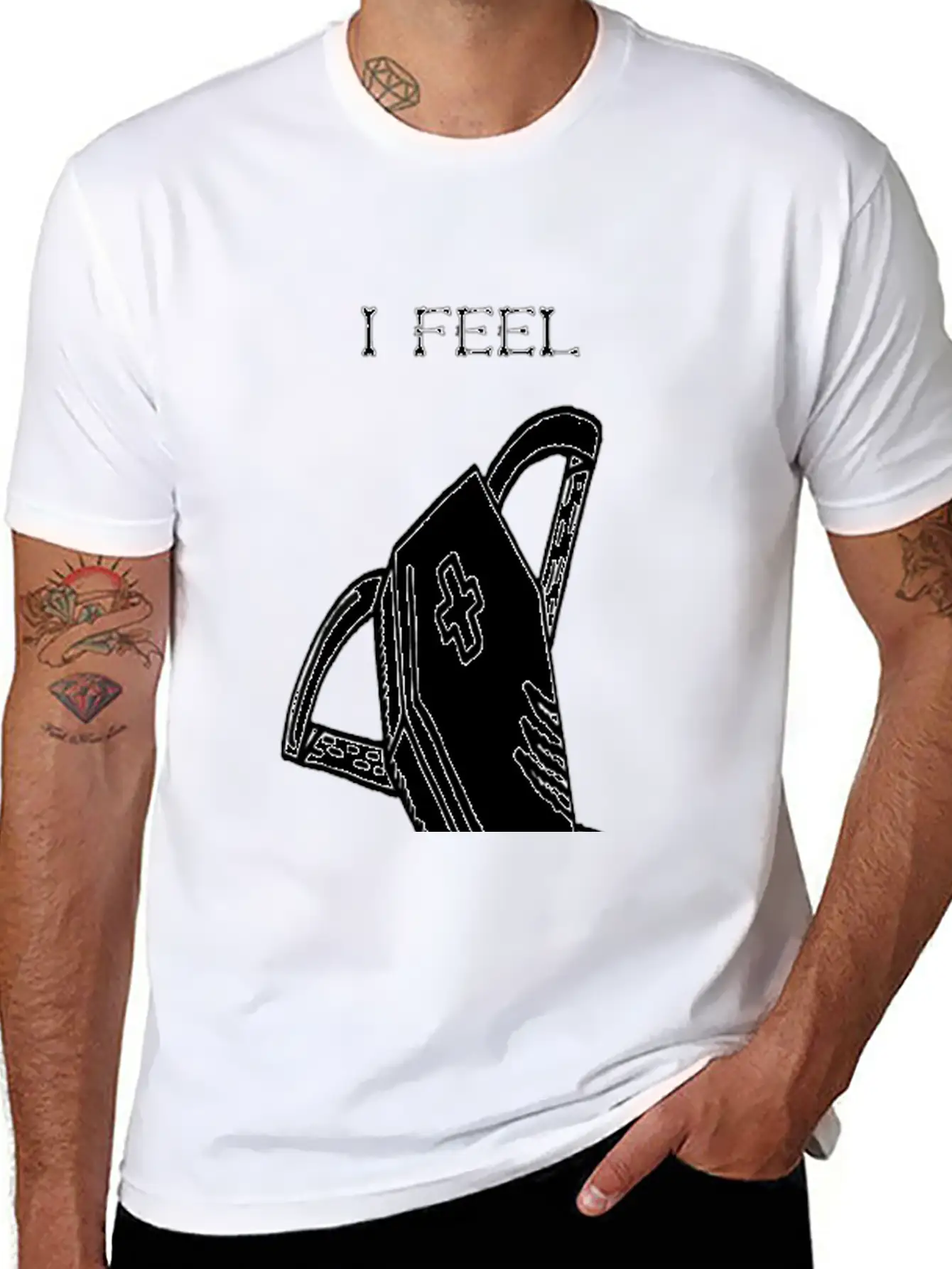 I Feel Dead Inside Unisex Casual T-Shirt – Clean Design For Daily Comfort