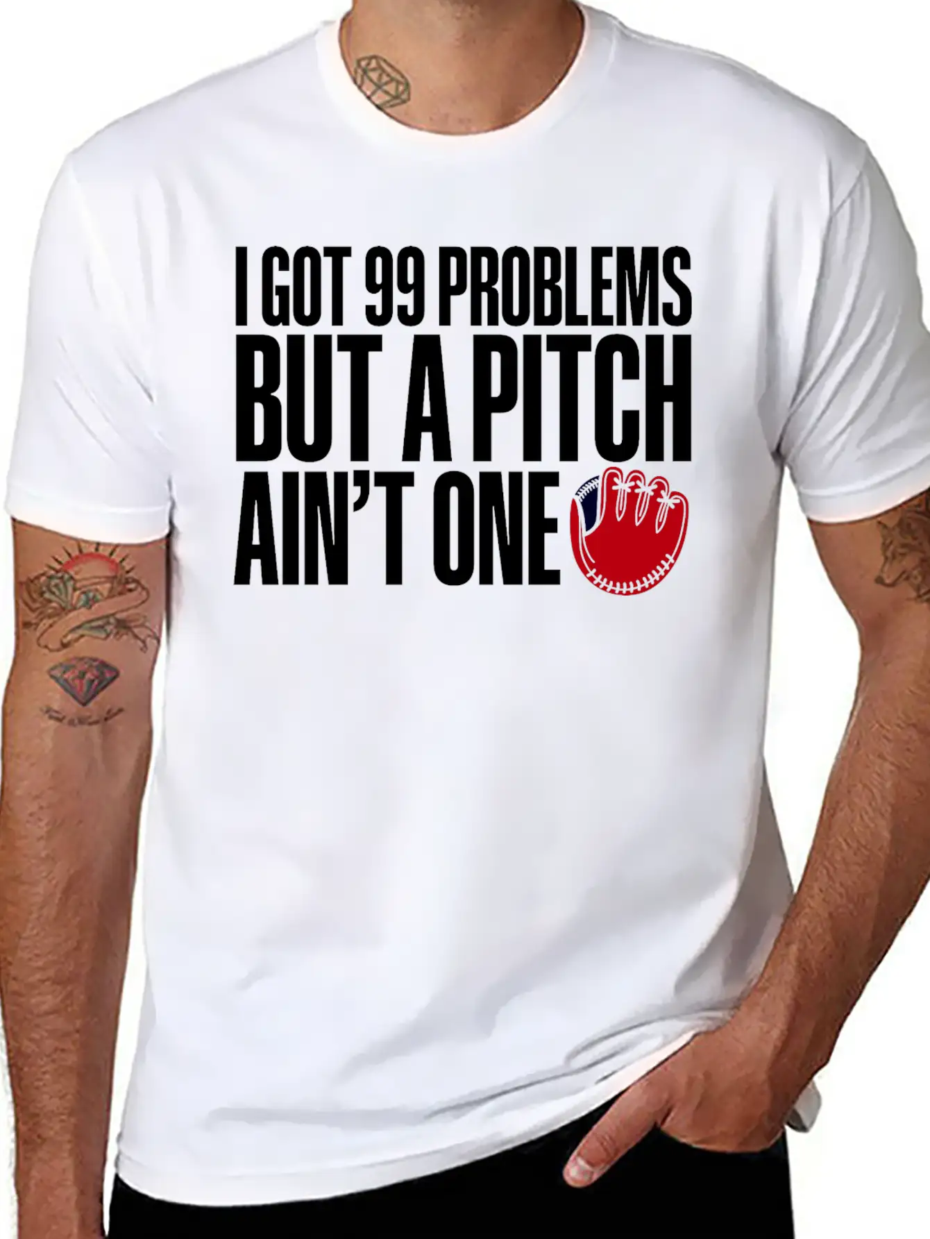 I Got 99 Problems But A Pitch Ain't One 3 Essential Cotton Tee For Daily Outfits – Unisex Style