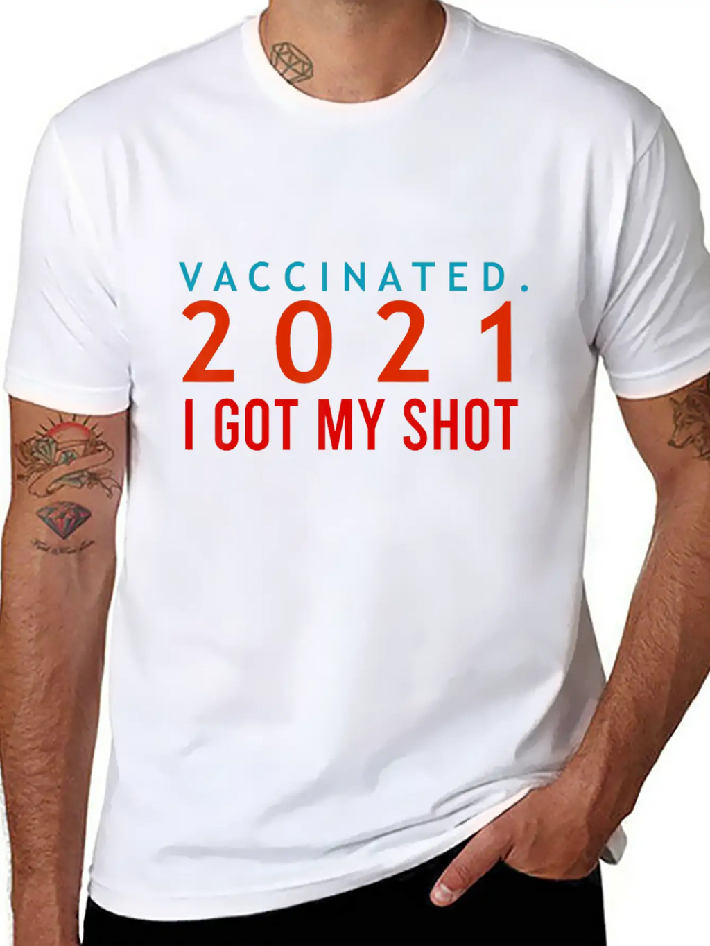 I Got My Shot Pro Vaccine Supporter Vaccinated Unisex Casual T-Shirt – Clean Design For Daily Comfort