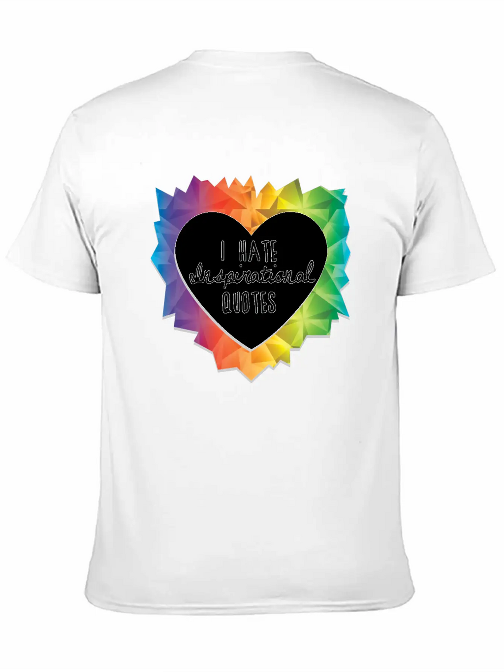 I Hate Inspirational Quote Essential Cotton Tee For Daily Outfits – Unisex Style