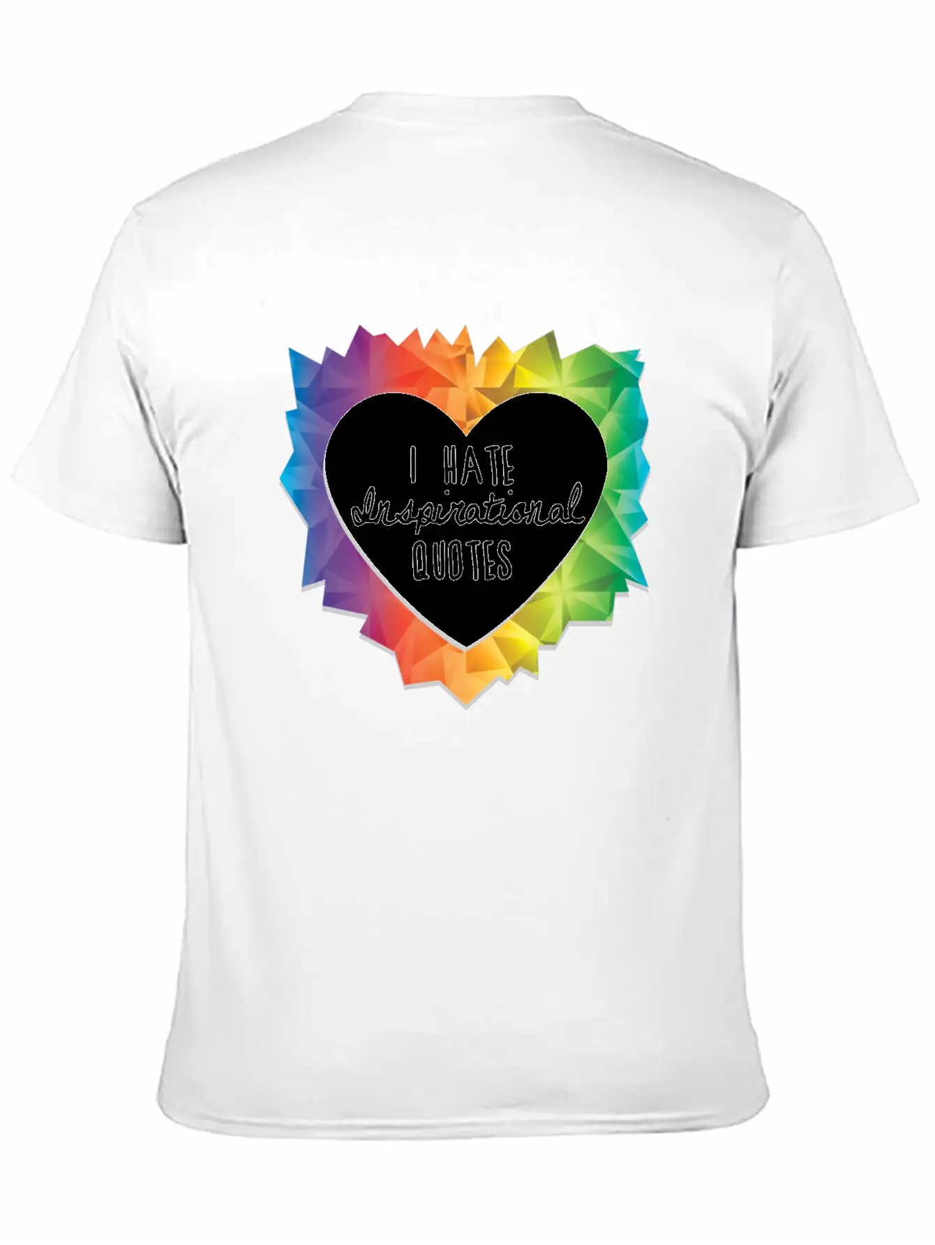I Hate Inspirational Quote Essential Cotton Tee For Daily Outfits – Unisex Style